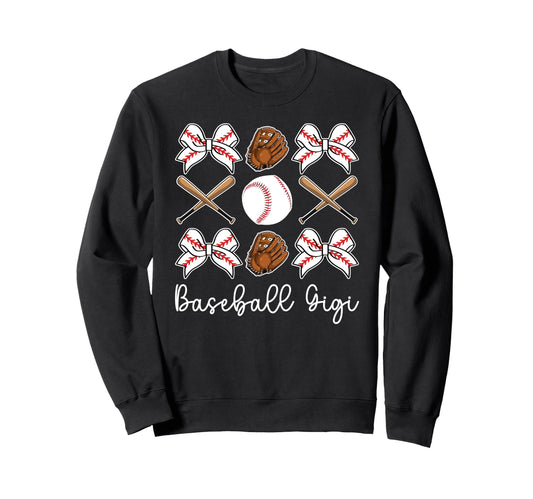 Baseball Gigi Baseball Player Sweatshirt - Aesthetic Graphic for Adults - T-Shirt, Sweatshirt, Hoodie