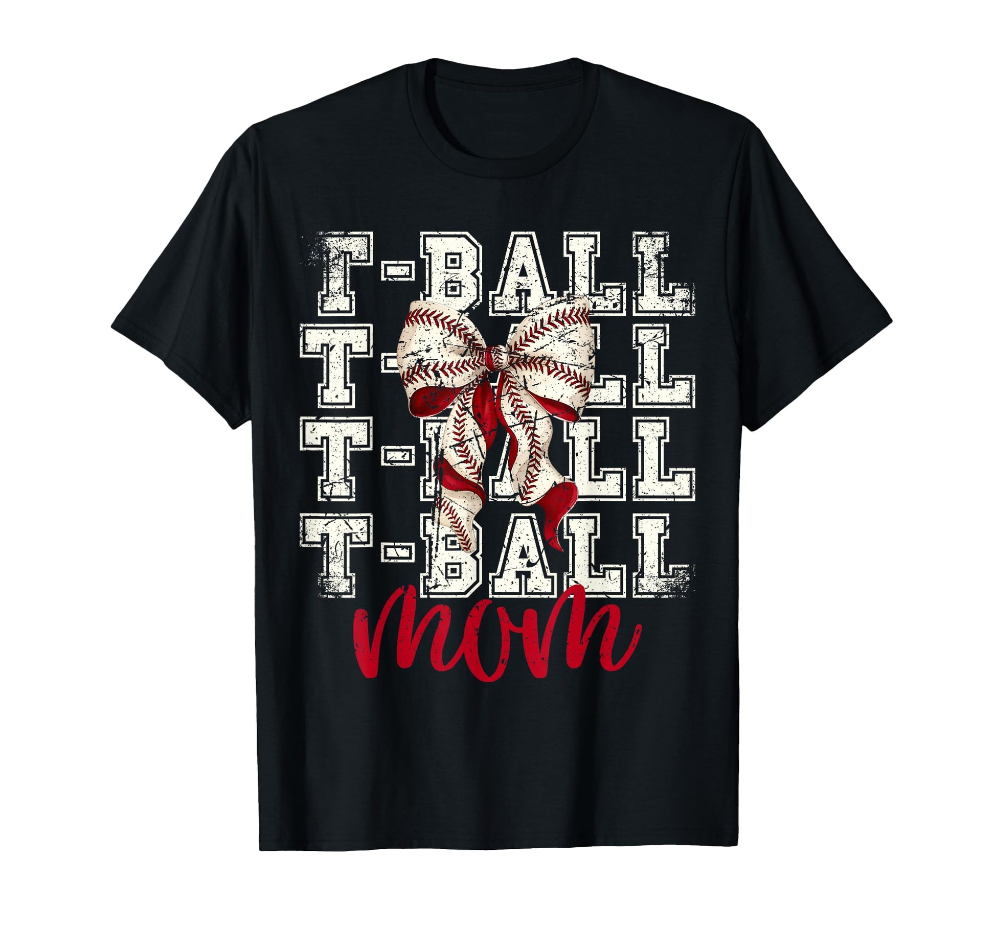 Tball Mom Teeball T Ball Coquette T-Shirt - Aesthetic Graphic Men Women - T-Shirt, Sweatshirt, Hoodie