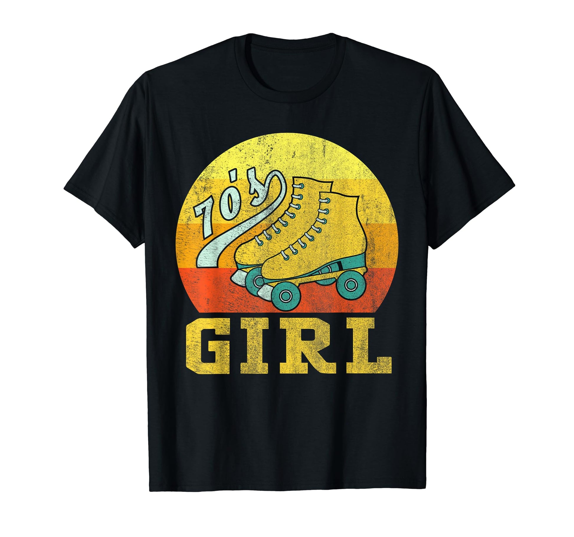 70S Roller Skating Roller Skate T-Shirt - Aesthetic Graphic Men Women - T-Shirt, Sweatshirt, Hoodie