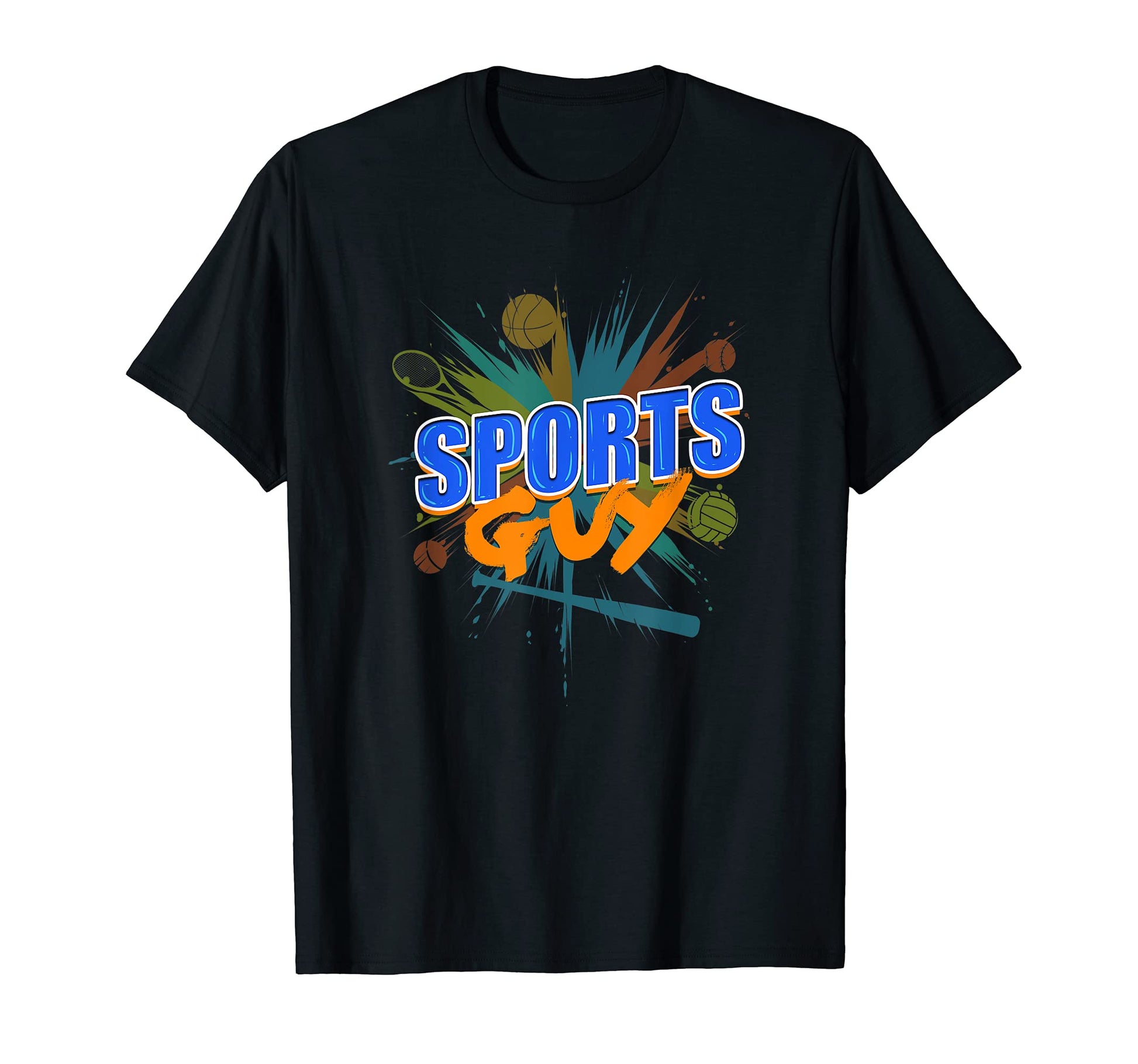 Sports Guy Love All Sports T-Shirt - Casual Everyday Wear for Adults - T-Shirt, Sweatshirt, Hoodie