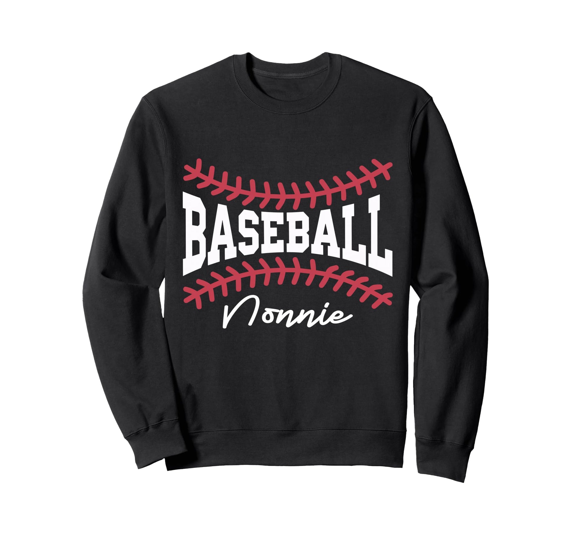 Baseball Nonnie Funny Love Sweatshirt - Casual Everyday Wear for Adults - T-Shirt, Sweatshirt, Hoodie