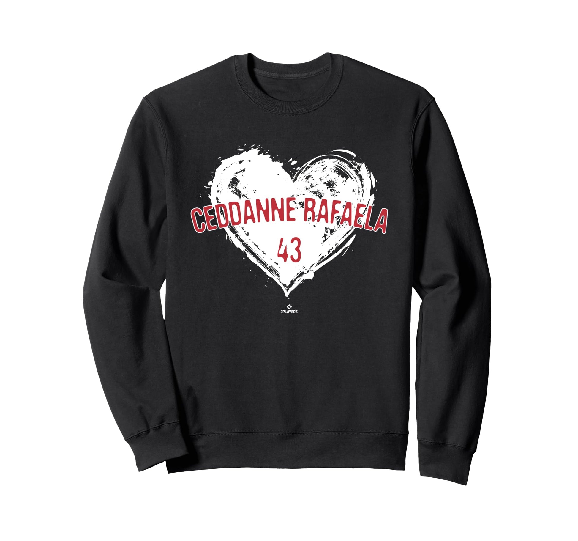 Distressed Heart Ceddanne Rafaela Sweatshirt - Novelty Apparel for Adults - T-Shirt, Sweatshirt, Hoodie