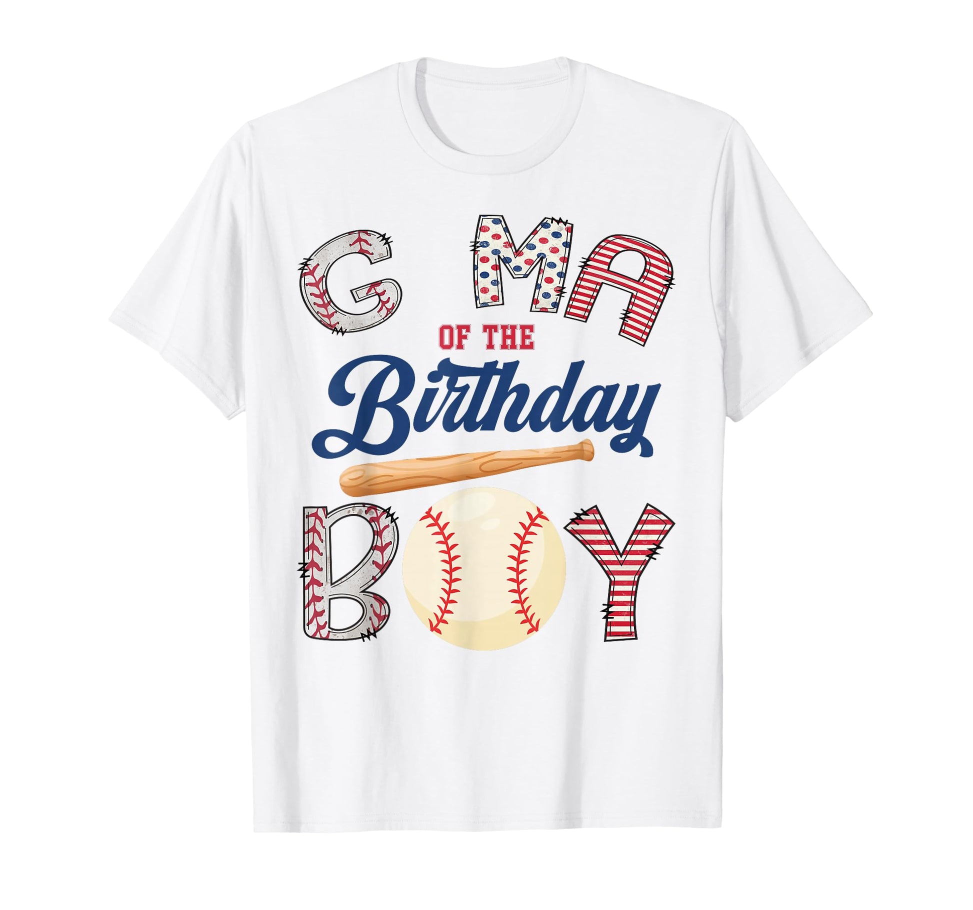 G Ma Birthday Baseball Party Family T-Shirt - Graphic Print Men Women - T-Shirt, Sweatshirt, Hoodie