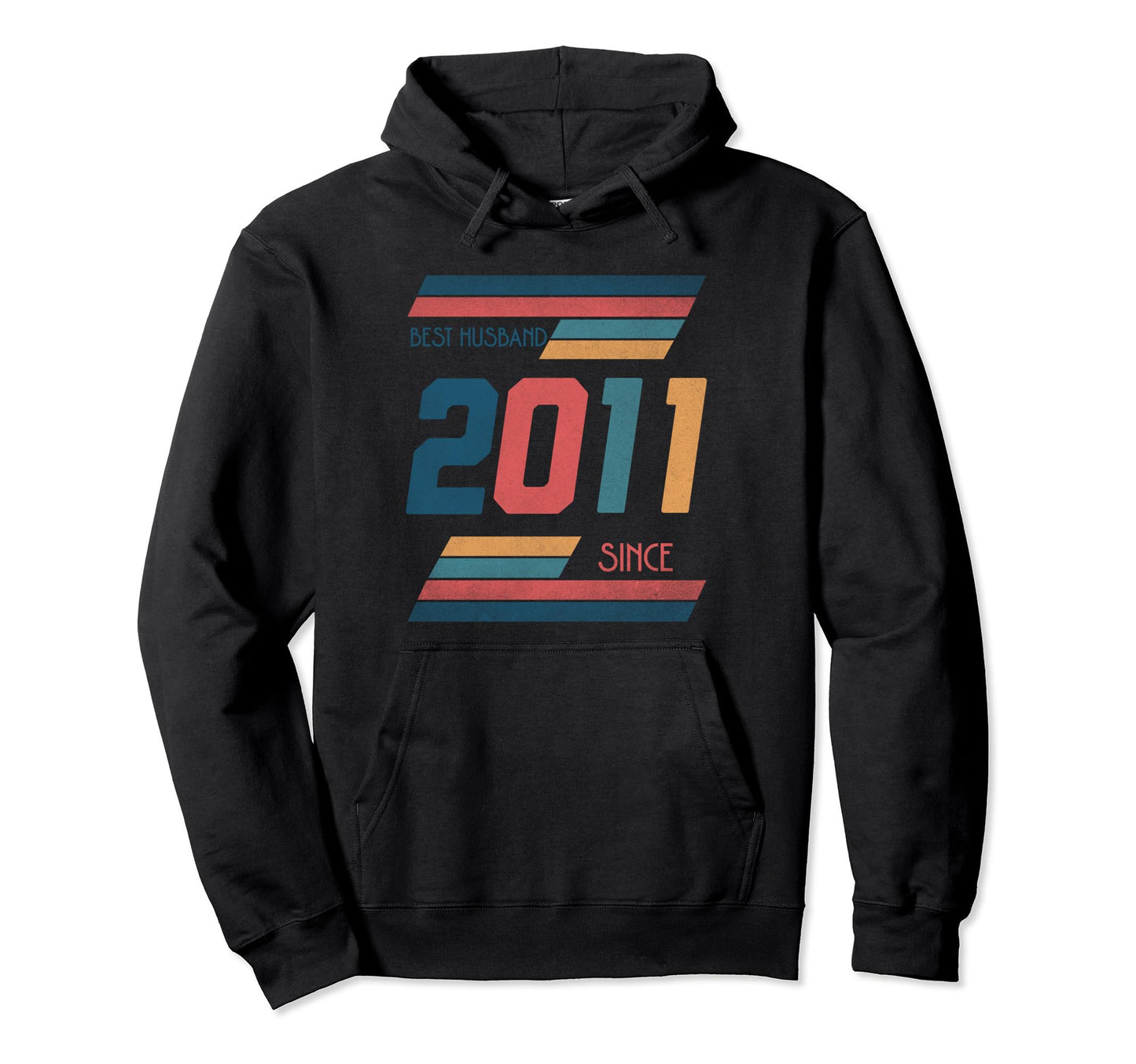 Best Husband Since 2011 Anniversary Hoodie - Streetwear Style Unisex - T-Shirt, Sweatshirt, Hoodie
