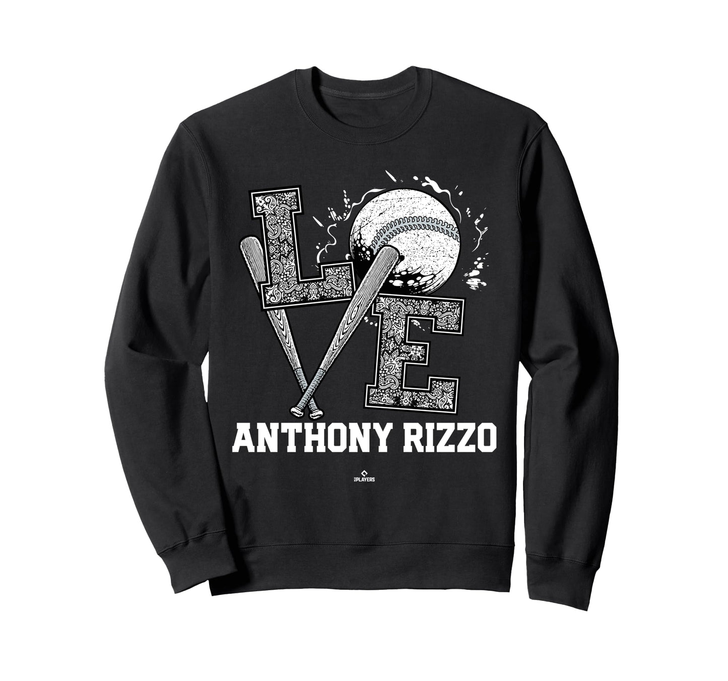 Distressed Baseball Love Sweatshirt - Fun Novelty Design for Adults - T-Shirt, Sweatshirt, Hoodie