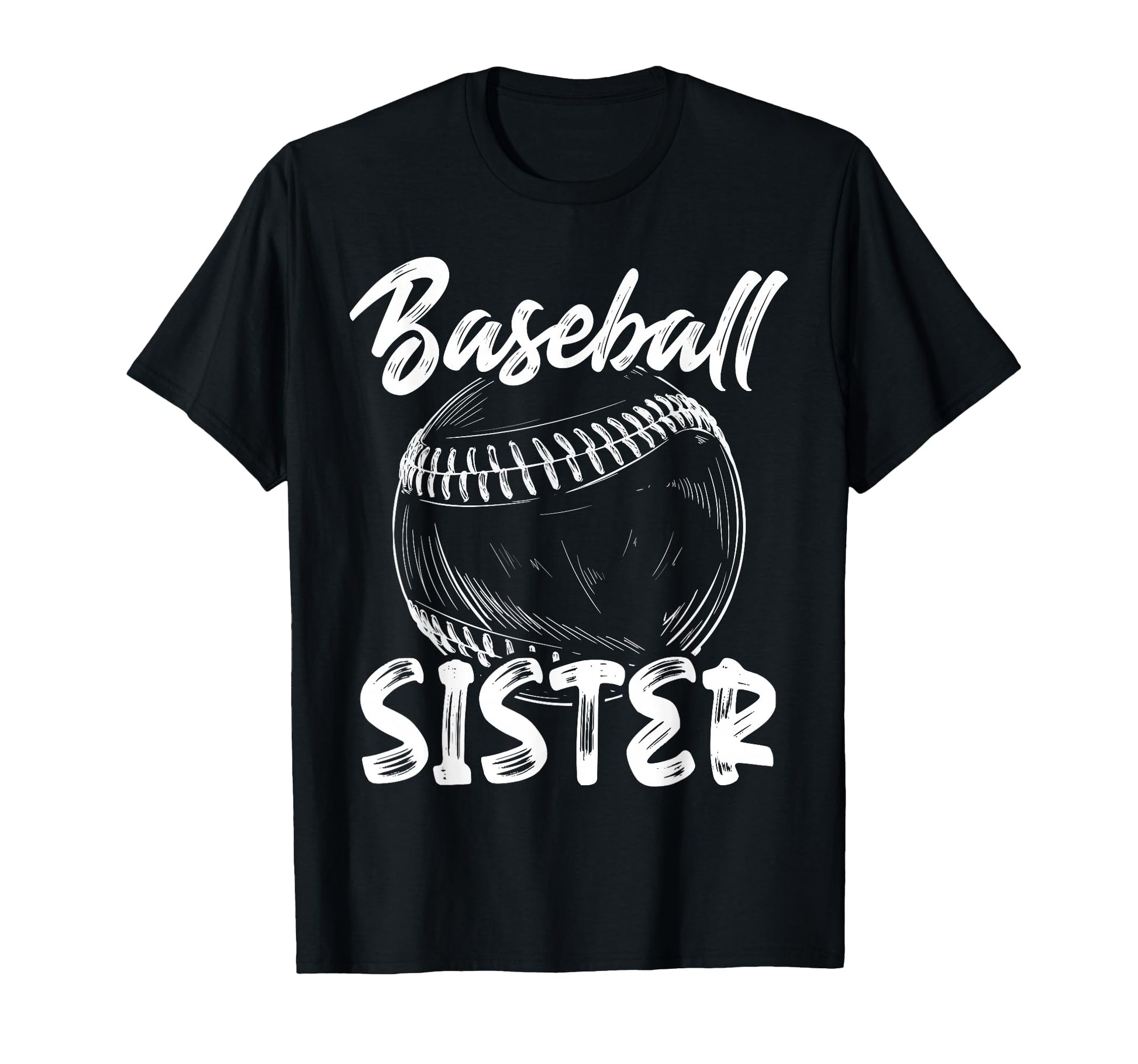 Baseball Sister Family Matching Players T-Shirt - Trendy Graphic Unisex - T-Shirt, Sweatshirt, Hoodie