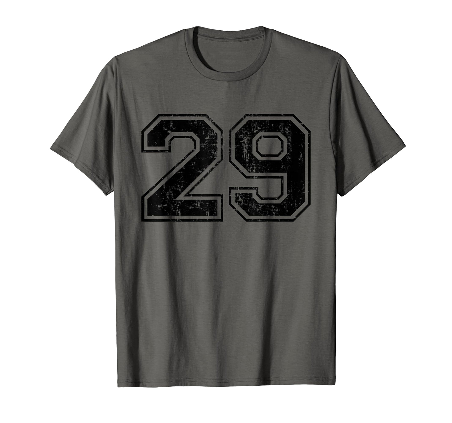 Number 29 Varsity Distressed Sport T-Shirt - Novelty Apparel Men Women - T-Shirt, Sweatshirt, Hoodie