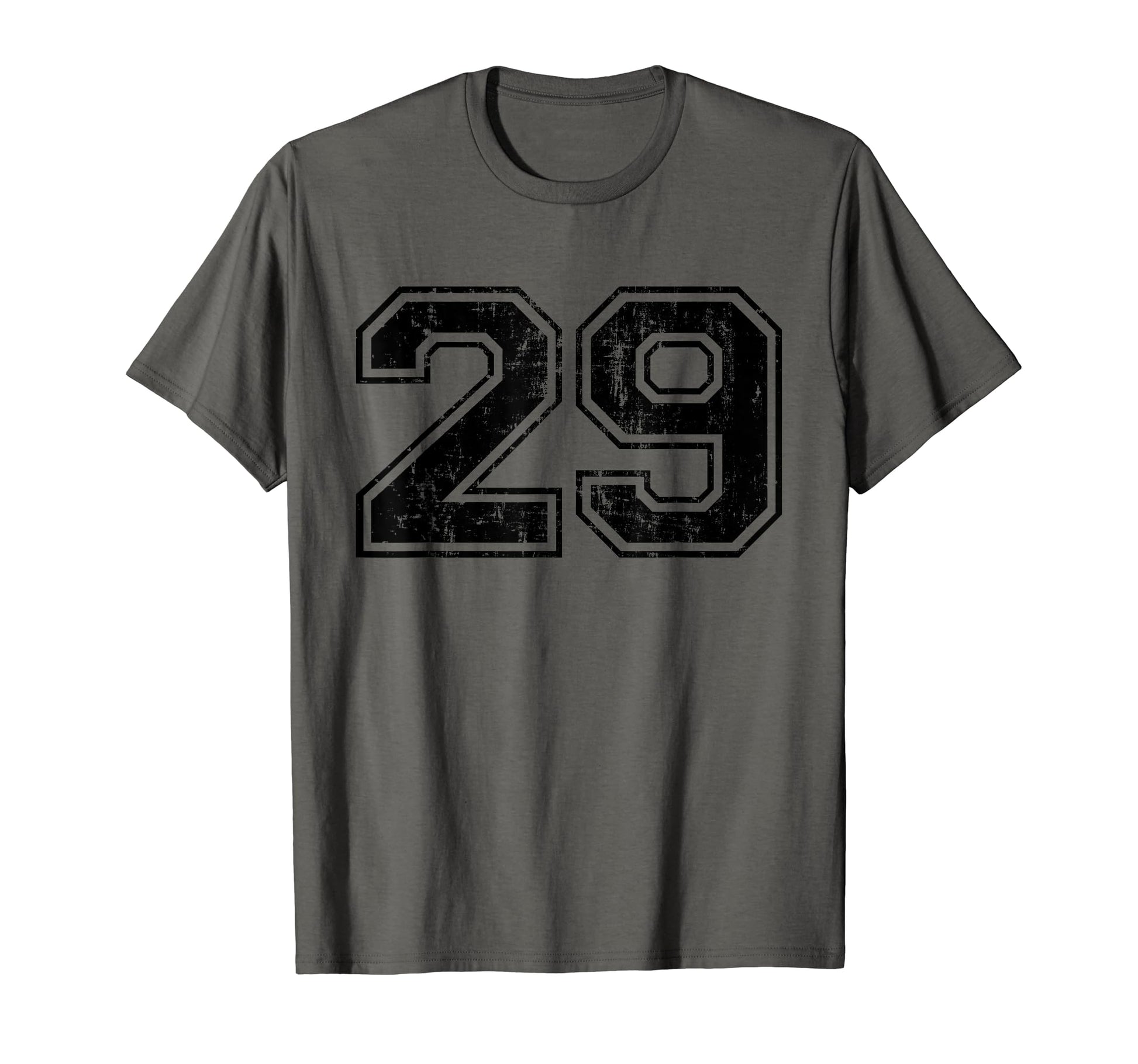 Number 29 Varsity Distressed Sport T-Shirt - Novelty Apparel Men Women - T-Shirt, Sweatshirt, Hoodie