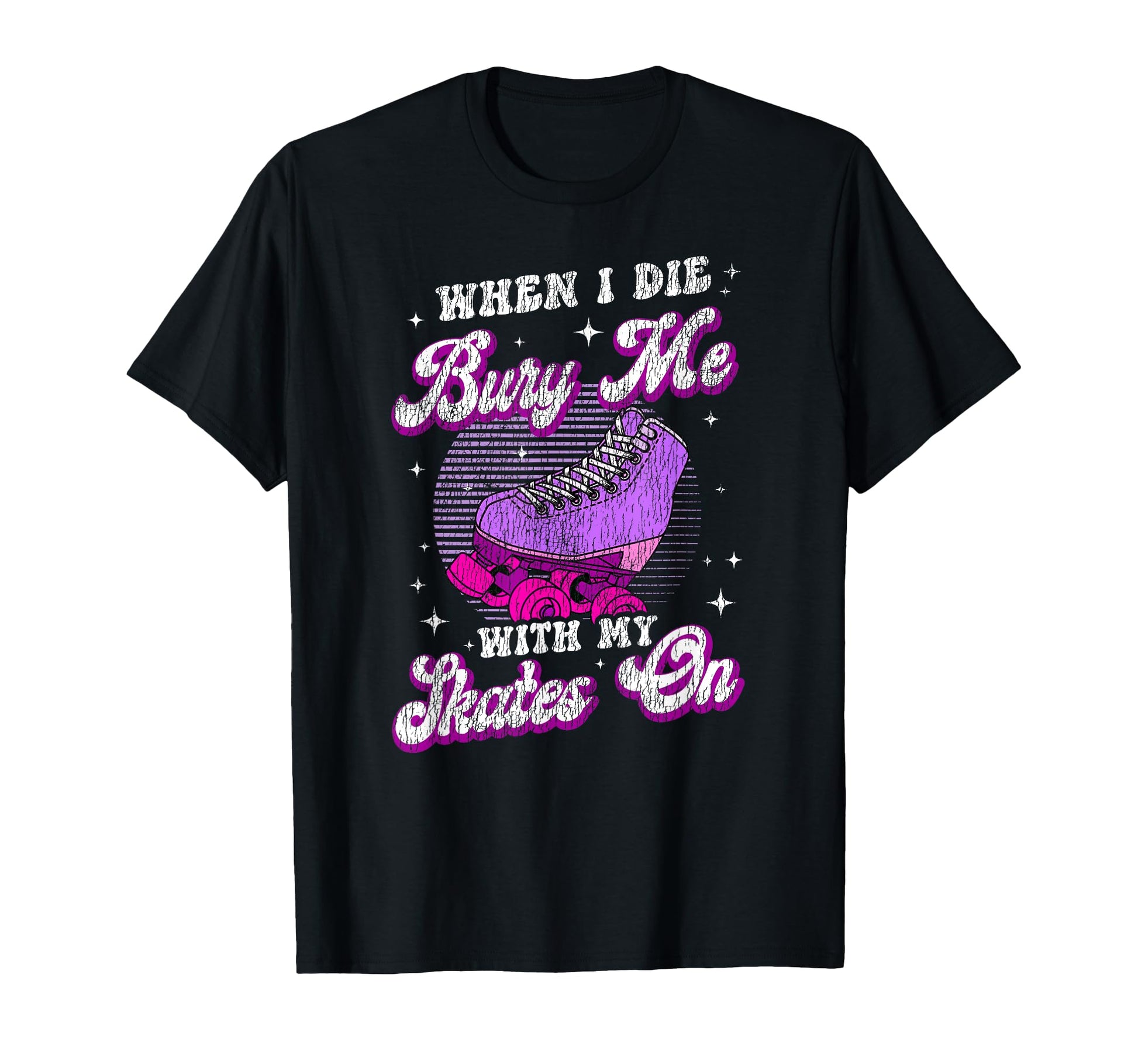 Roller Skating Skate 1970S T-Shirt - Custom Art Print Men Women - T-Shirt, Sweatshirt, Hoodie