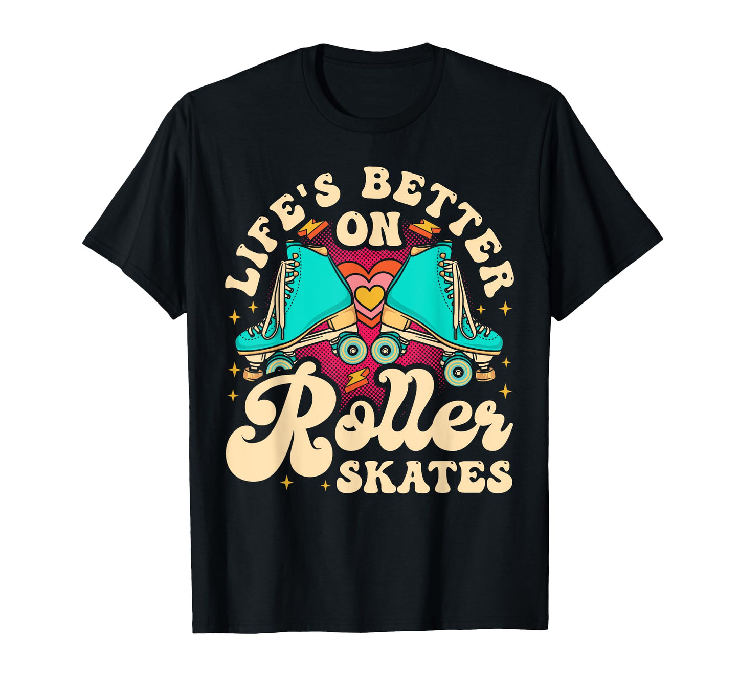 Roller Skating Skate 1970S Lifes T-Shirt - Minimalist Print Men Women - T-Shirt, Sweatshirt, Hoodie