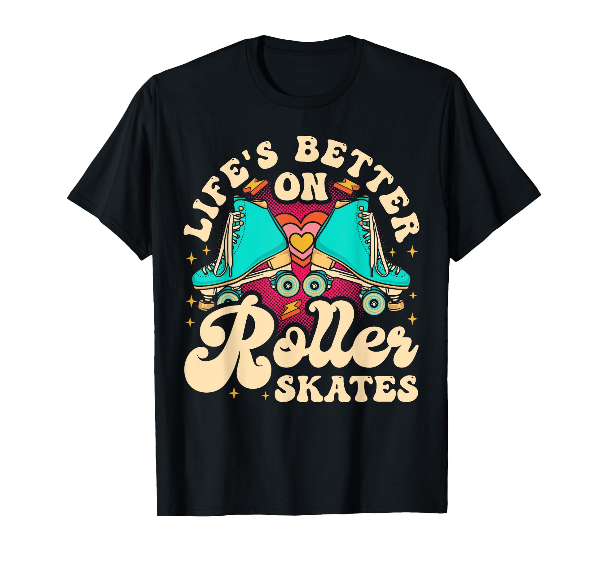 Roller Skating Skate 1970S Lifes T-Shirt - Minimalist Print Men Women - T-Shirt, Sweatshirt, Hoodie