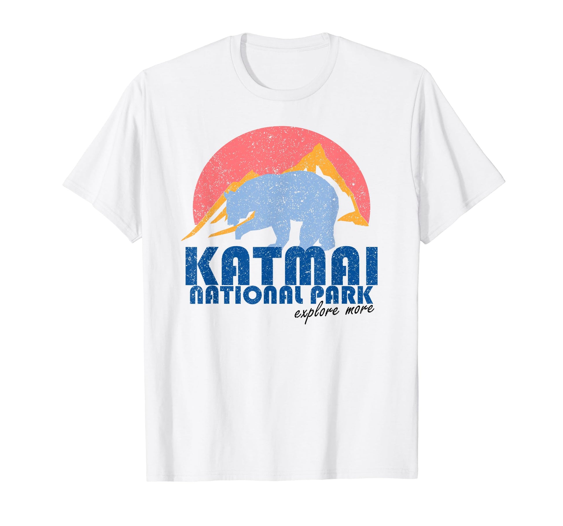Katmai National Park Alaska T-Shirt - Fun Novelty Design for Adults - T-Shirt, Sweatshirt, Hoodie