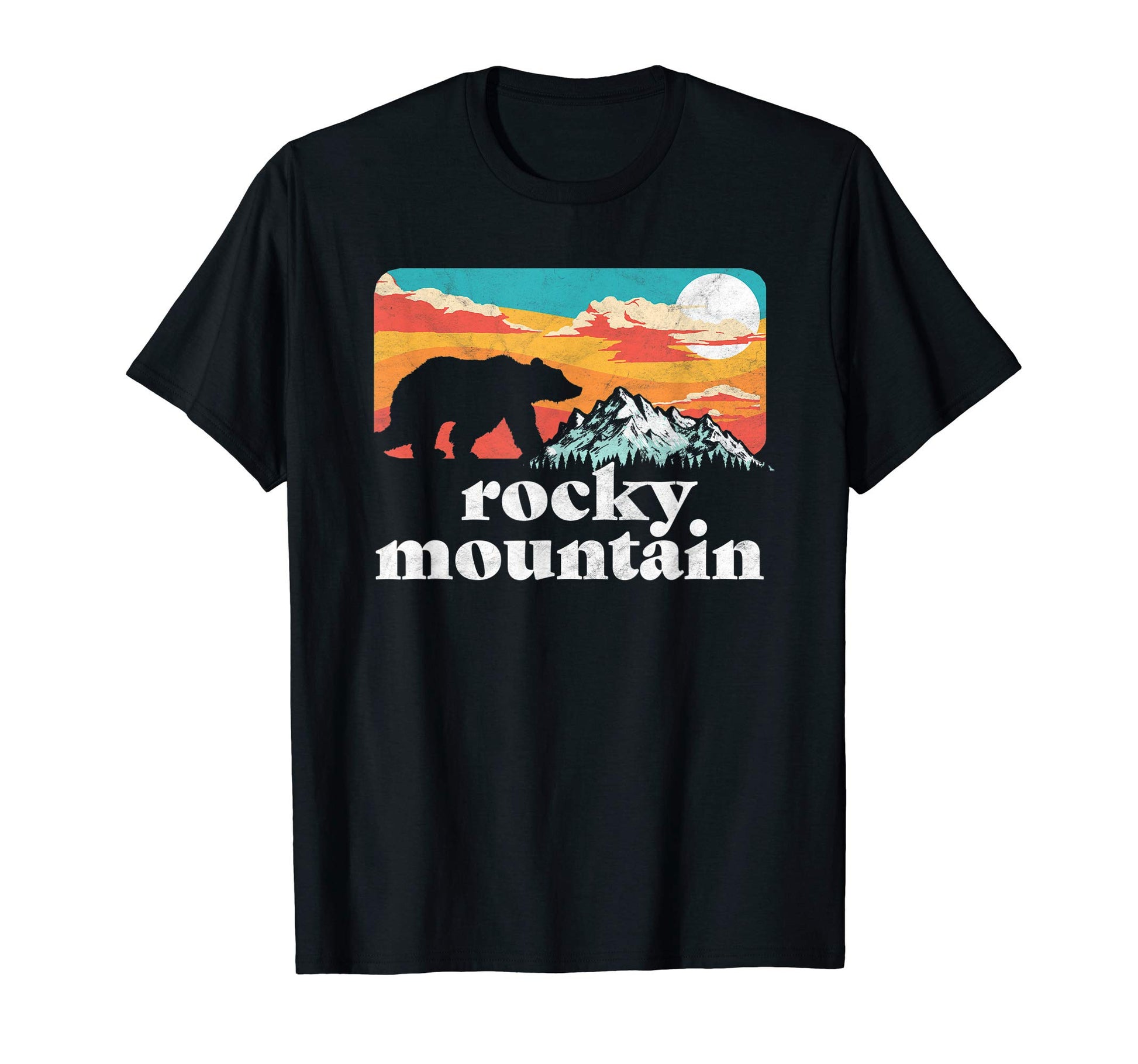Rocky Mountain National Park Bear T-Shirt - Unique Graphic Men Women - T-Shirt, Sweatshirt, Hoodie