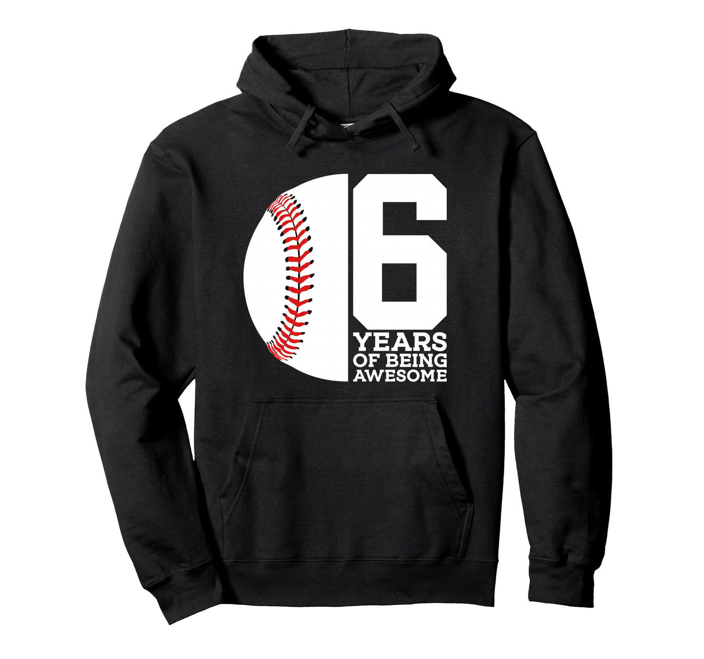 6 Years Being Awesome Baseball 6Th Hoodie - Casual Everyday Wear Men Women - T-Shirt, Sweatshirt, Hoodie