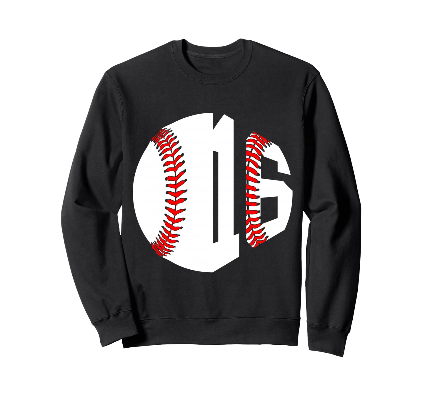 Number 16 Years Baseball 16Th Sweatshirt - Novelty Apparel Men Women - T-Shirt, Sweatshirt, Hoodie
