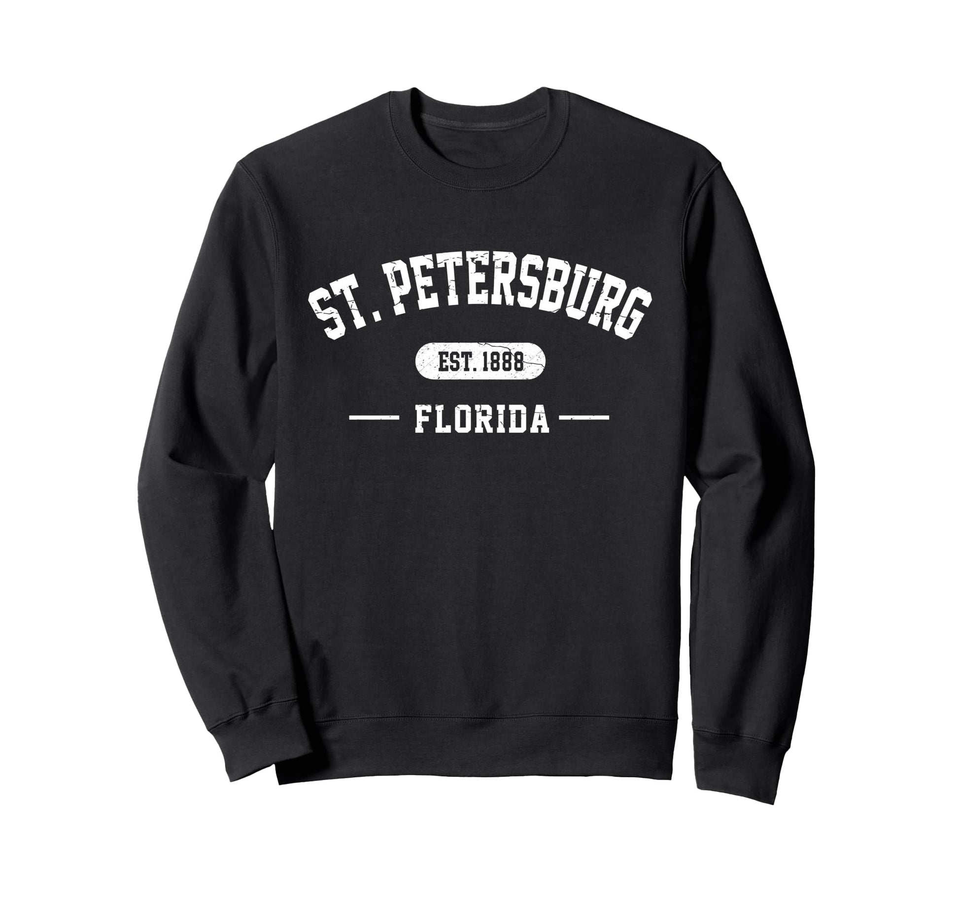 St Petersburg Florida Est 1888 Sweatshirt - Unique Graphic Men Women - T-Shirt, Sweatshirt, Hoodie
