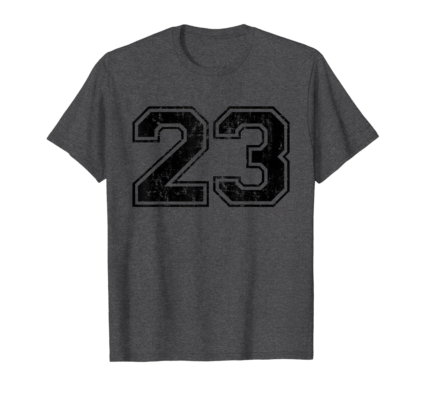 Number 23 Varsity Distressed Sport T-Shirt - Aesthetic Graphic for Adults - T-Shirt, Sweatshirt, Hoodie