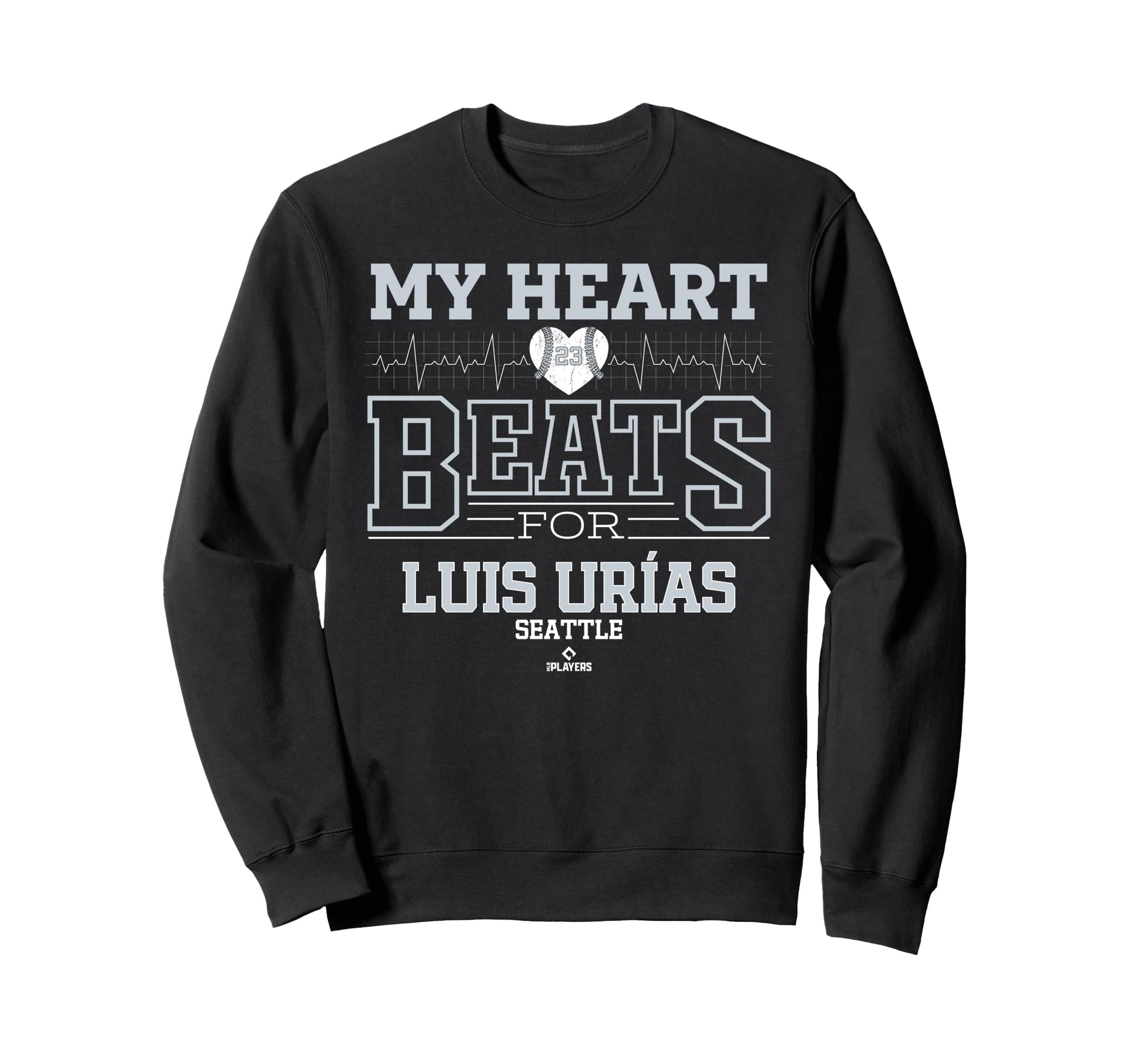 My Heart Beats Luis Ur As Seattle Sweatshirt - Minimalist Print Unisex - T-Shirt, Sweatshirt, Hoodie