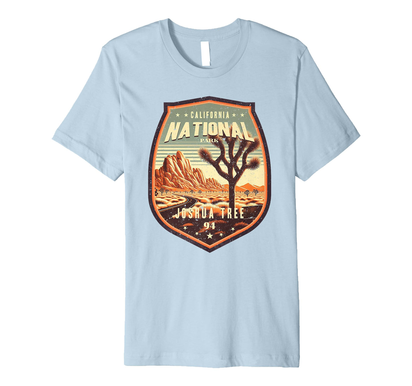 Joshua Tree 94 National Park Badge T-Shirt - Novelty Apparel for Adults - T-Shirt, Sweatshirt, Hoodie