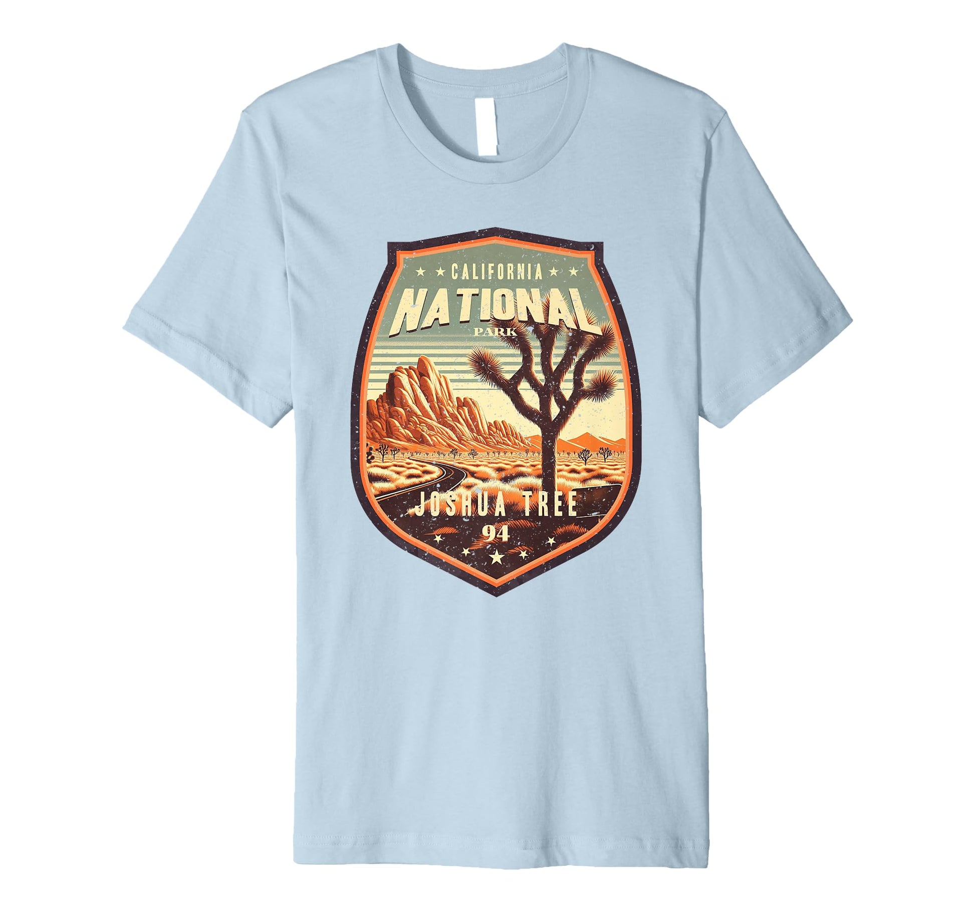 Joshua Tree 94 National Park Badge T-Shirt - Novelty Apparel for Adults - T-Shirt, Sweatshirt, Hoodie