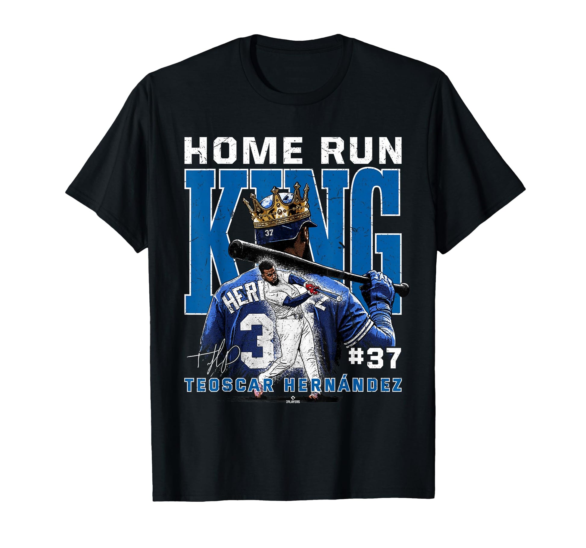 Home Run King Teoscar Hernandez T-Shirt - Fun Novelty Design for Adults - T-Shirt, Sweatshirt, Hoodie