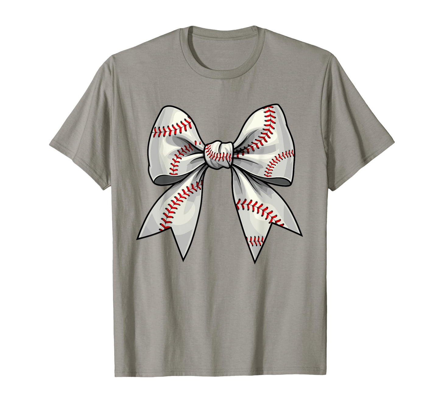 Baseball Coquette Bow Baseball Mom T-Shirt - Novelty Apparel Men Women - T-Shirt, Sweatshirt, Hoodie