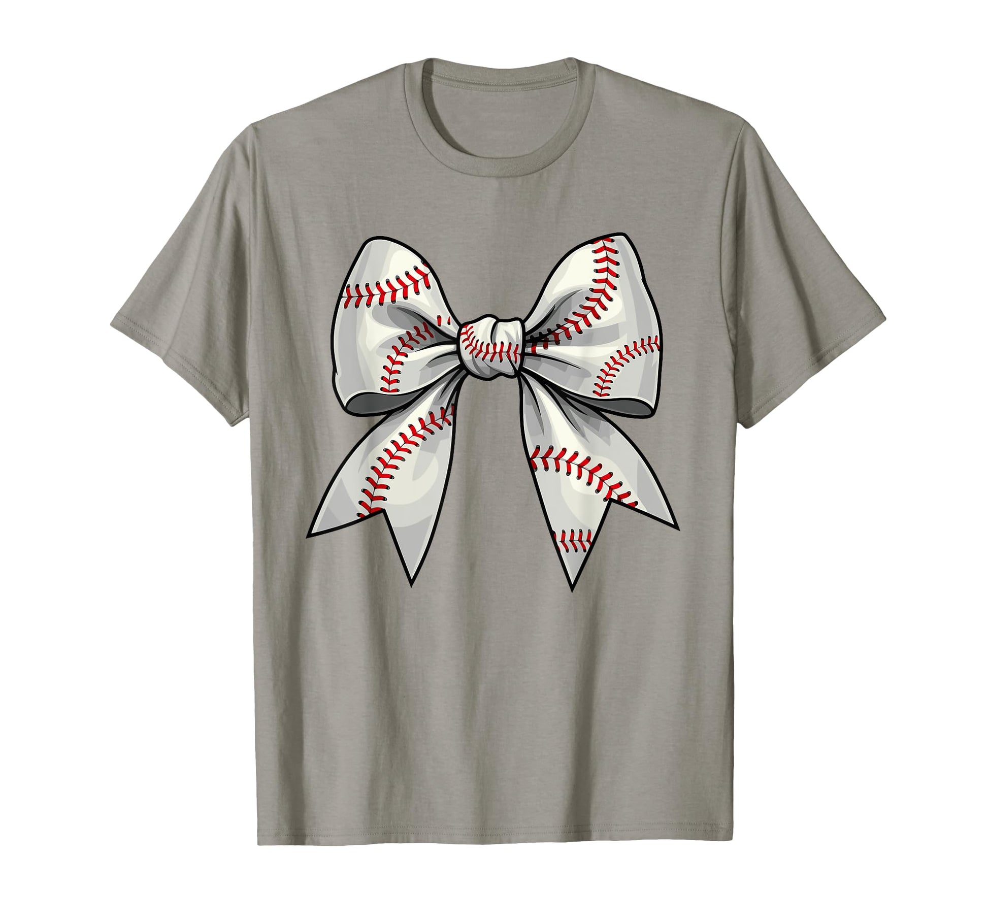 Baseball Coquette Bow Baseball Mom T-Shirt - Novelty Apparel Men Women - T-Shirt, Sweatshirt, Hoodie