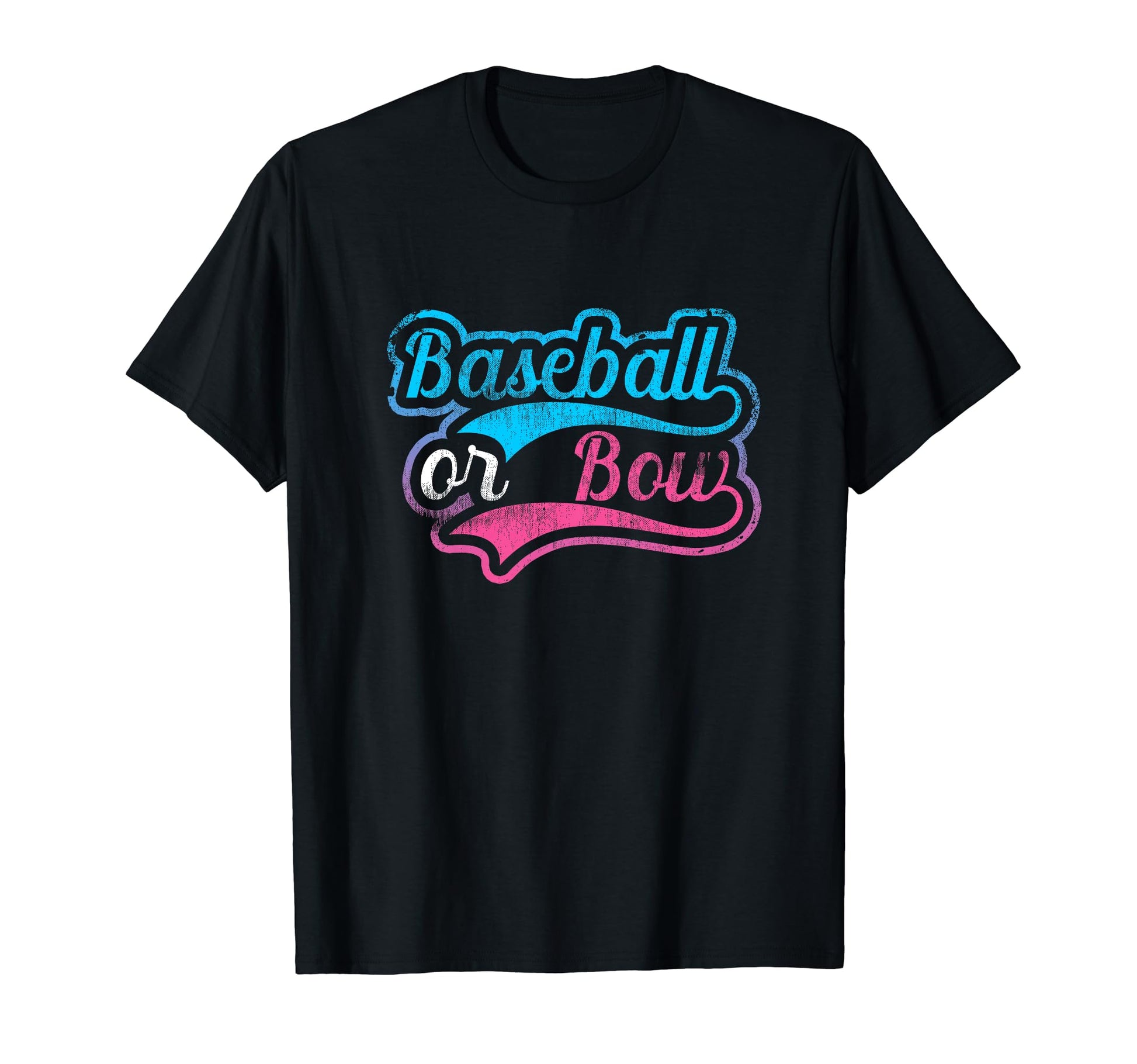 Baseball Or Bows Gender Reveals T-Shirt - Unique Graphic for Adults - T-Shirt, Sweatshirt, Hoodie