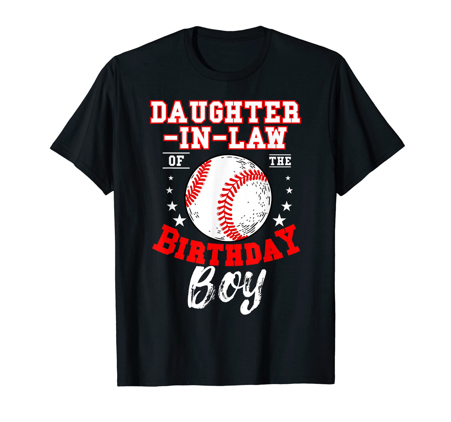 Daughter Law Birthday Baseball Theme T-Shirt - Unique Graphic Men Women - T-Shirt, Sweatshirt, Hoodie