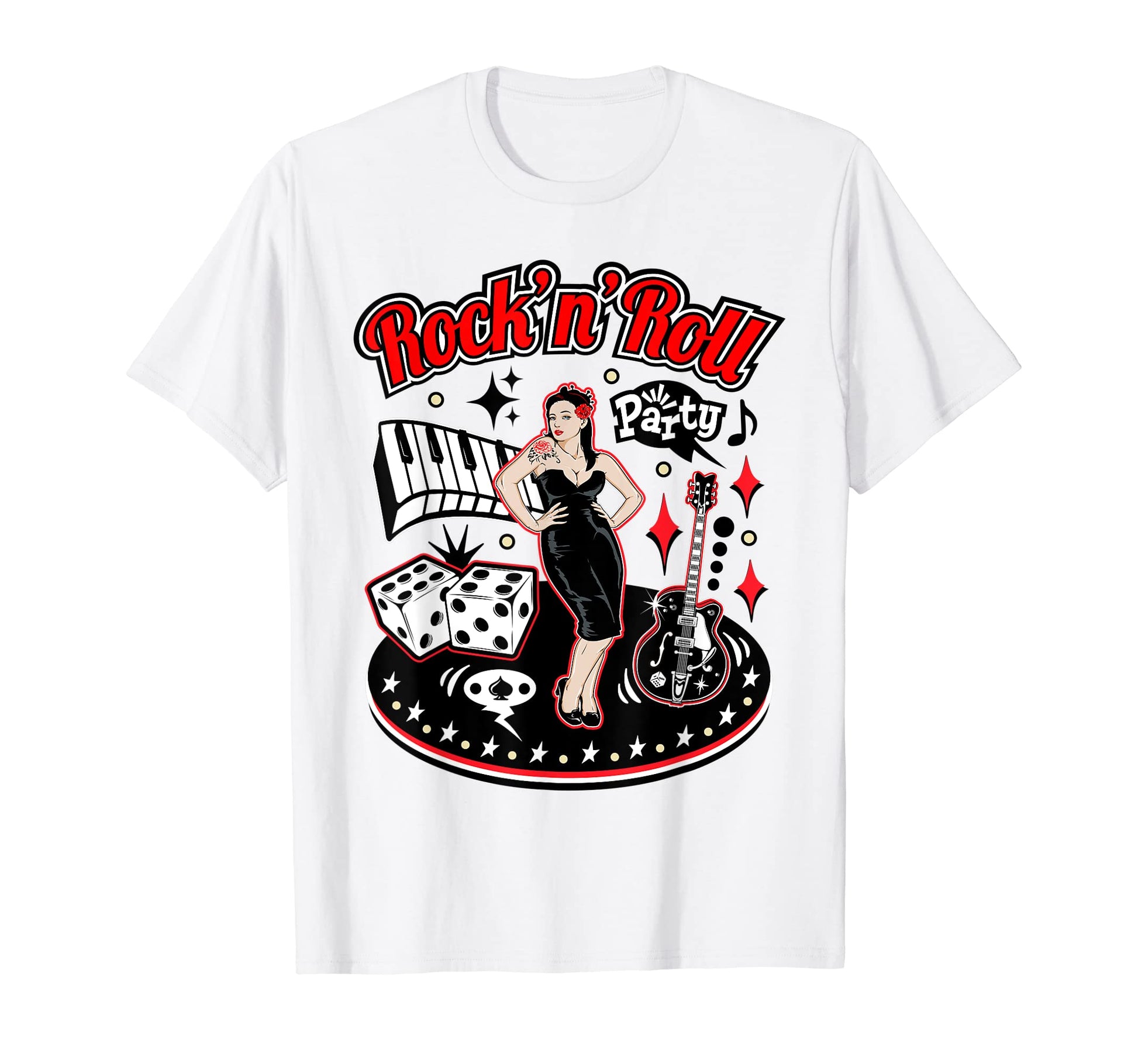 Rockabilly Pin Up 50S Sock Hop Gifts Pinup T-Shirt - Novelty Apparel Unisex - T-Shirt, Sweatshirt, Hoodie