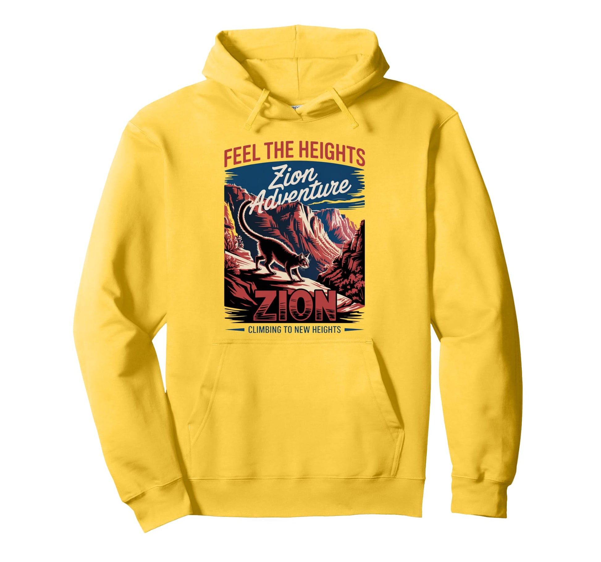 Zion National Park Zion Hiking Hoodie - Casual Everyday Wear Unisex - T-Shirt, Sweatshirt, Hoodie