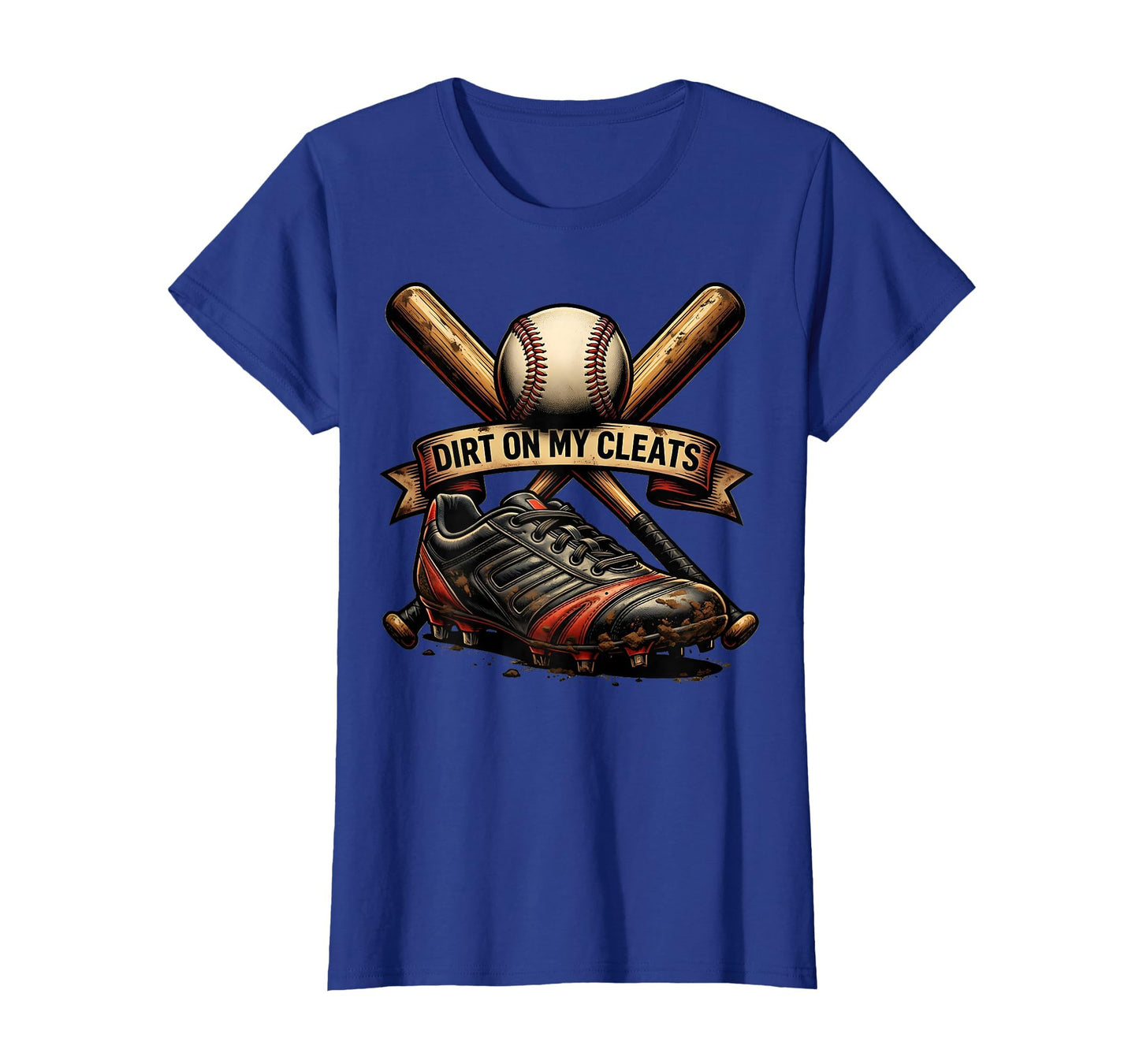 Dirt My Cleats Softball Player T-Shirt - Graphic Print Men Women - T-Shirt, Sweatshirt, Hoodie
