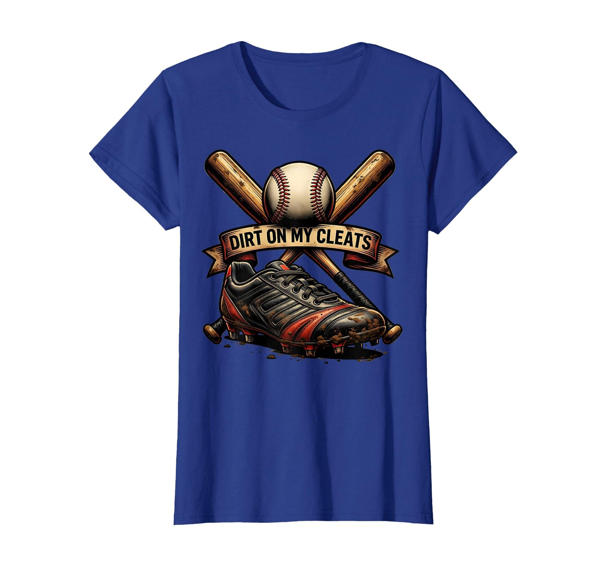 Dirt My Cleats Softball Player T-Shirt - Graphic Print Men Women - T-Shirt, Sweatshirt, Hoodie