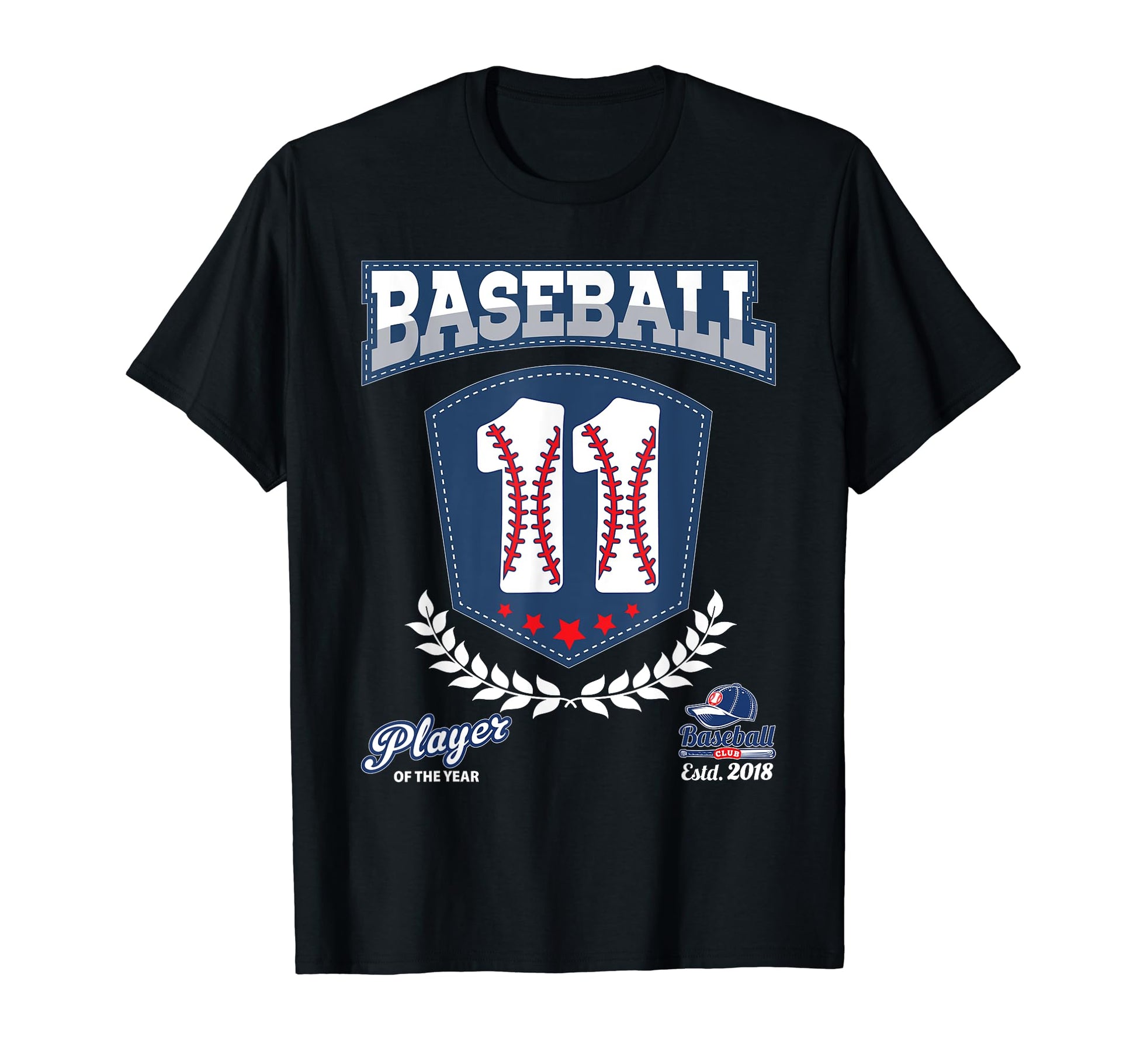 Baseball Player Number 11 Eleven T-Shirt - Novelty Apparel Men Women - T-Shirt, Sweatshirt, Hoodie