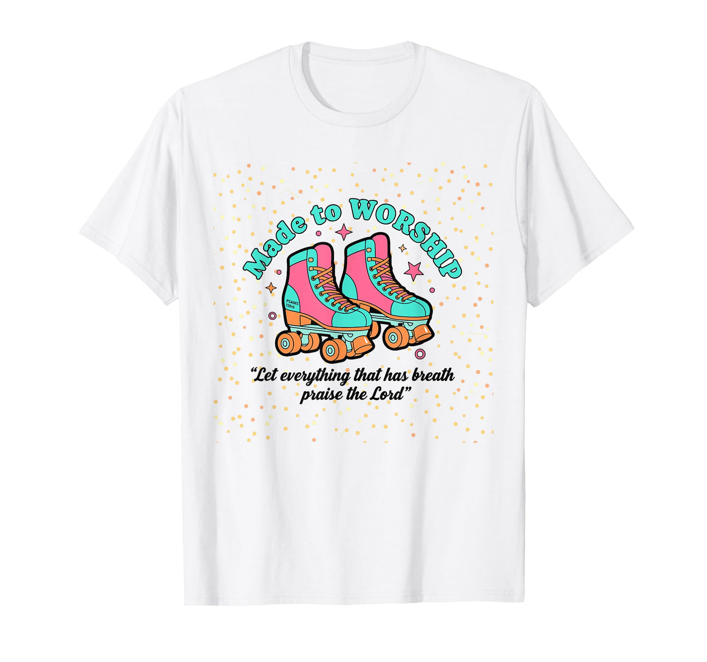 Created To Worship Colorful Faith T-Shirt - Unique Graphic Men Women - T-Shirt, Sweatshirt, Hoodie