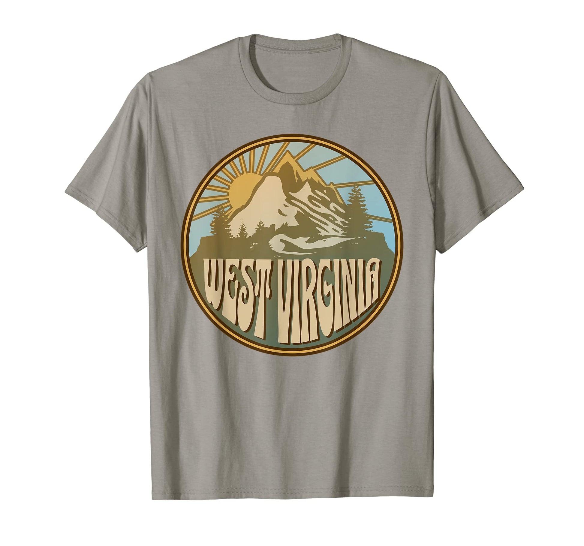 West Virginia Nature Mountains Hiking T-Shirt - Trendy Graphic Men Women - T-Shirt, Sweatshirt, Hoodie