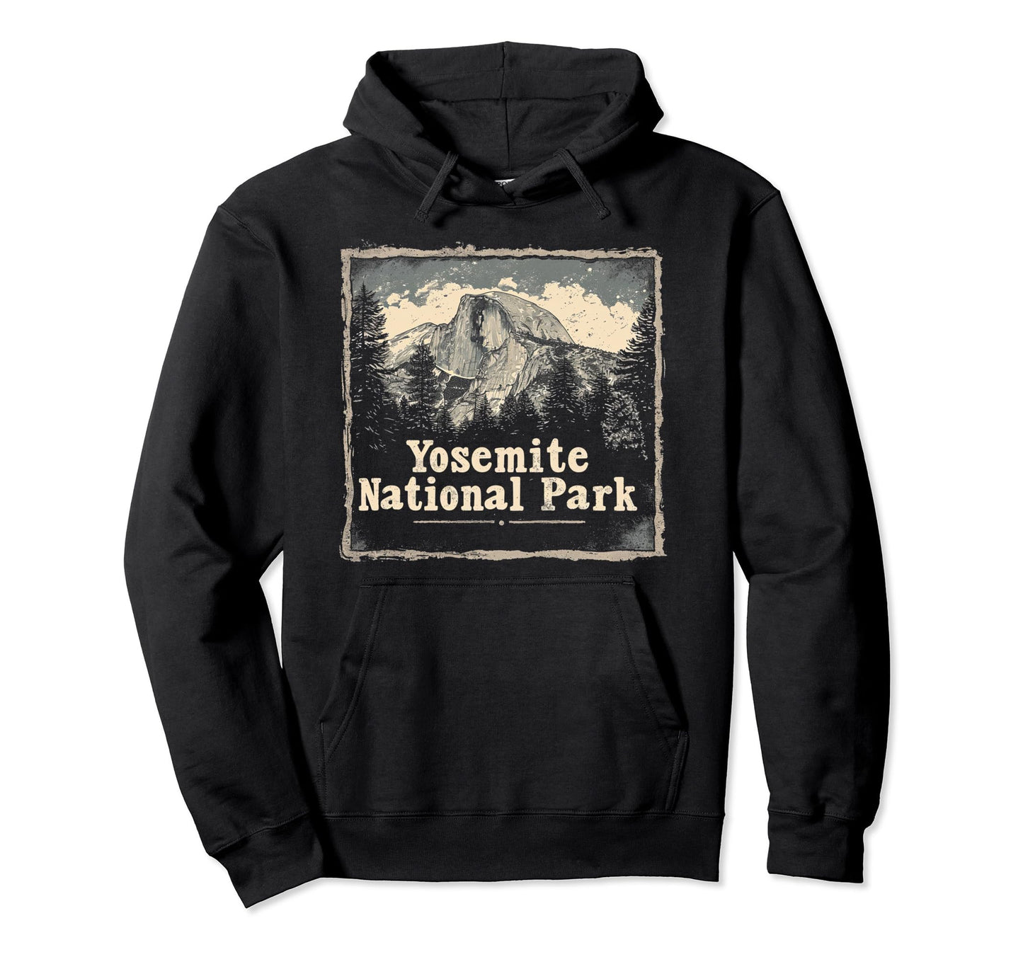 Yosemite Us National Park Hoodie - Fun Novelty Design for Adults - T-Shirt, Sweatshirt, Hoodie