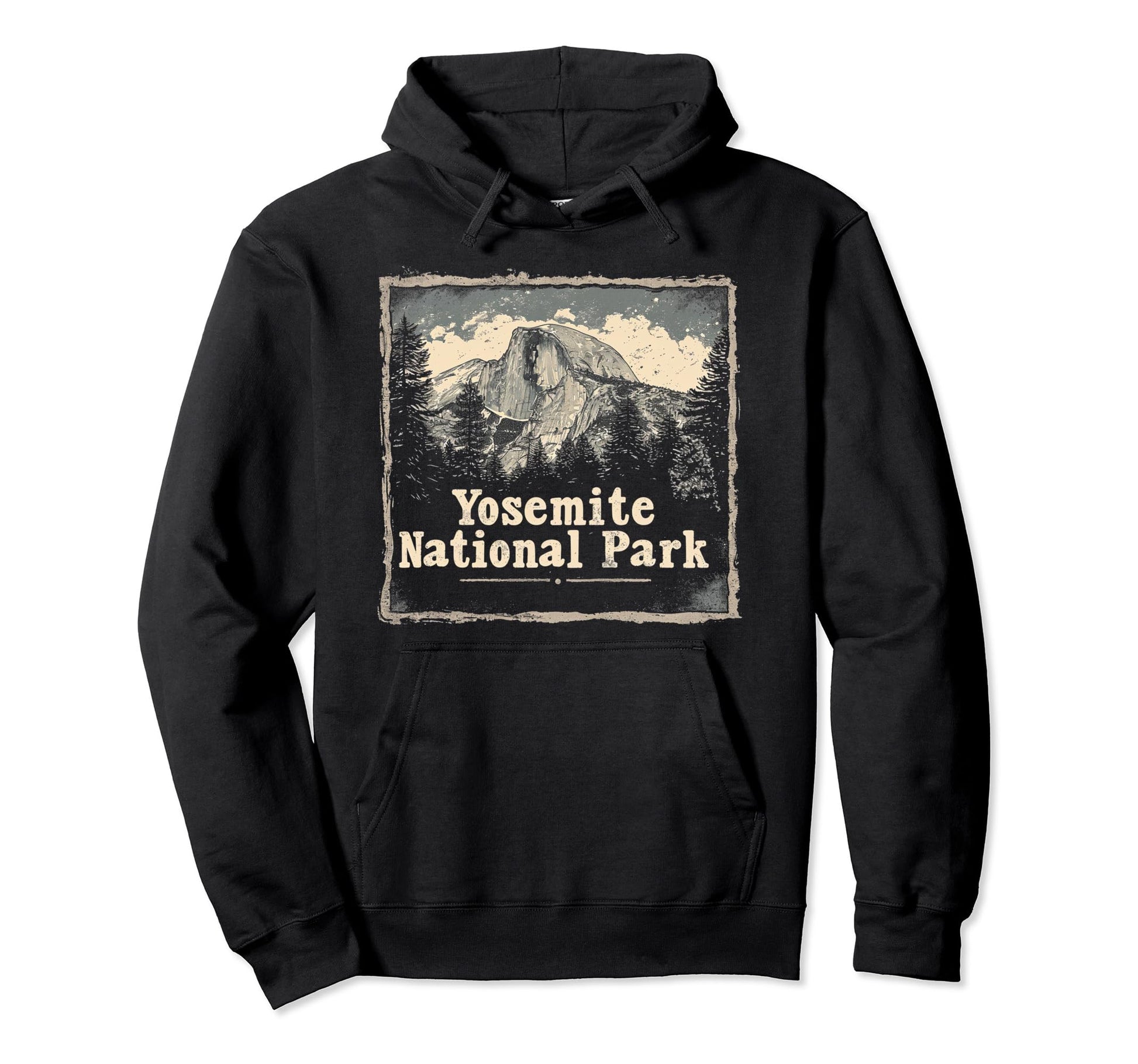 Yosemite Us National Park Hoodie - Fun Novelty Design for Adults - T-Shirt, Sweatshirt, Hoodie
