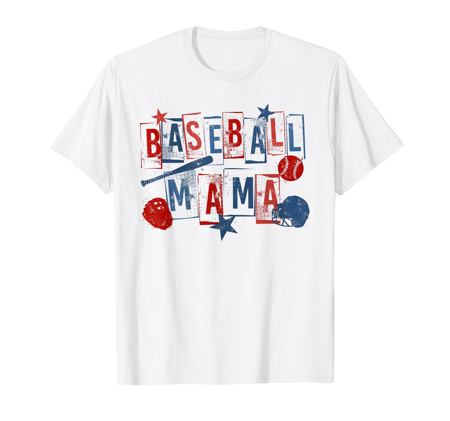Baseball Mama Mom Mother Game Day T-Shirt - Casual Everyday Wear for Adults - T-Shirt, Sweatshirt, Hoodie
