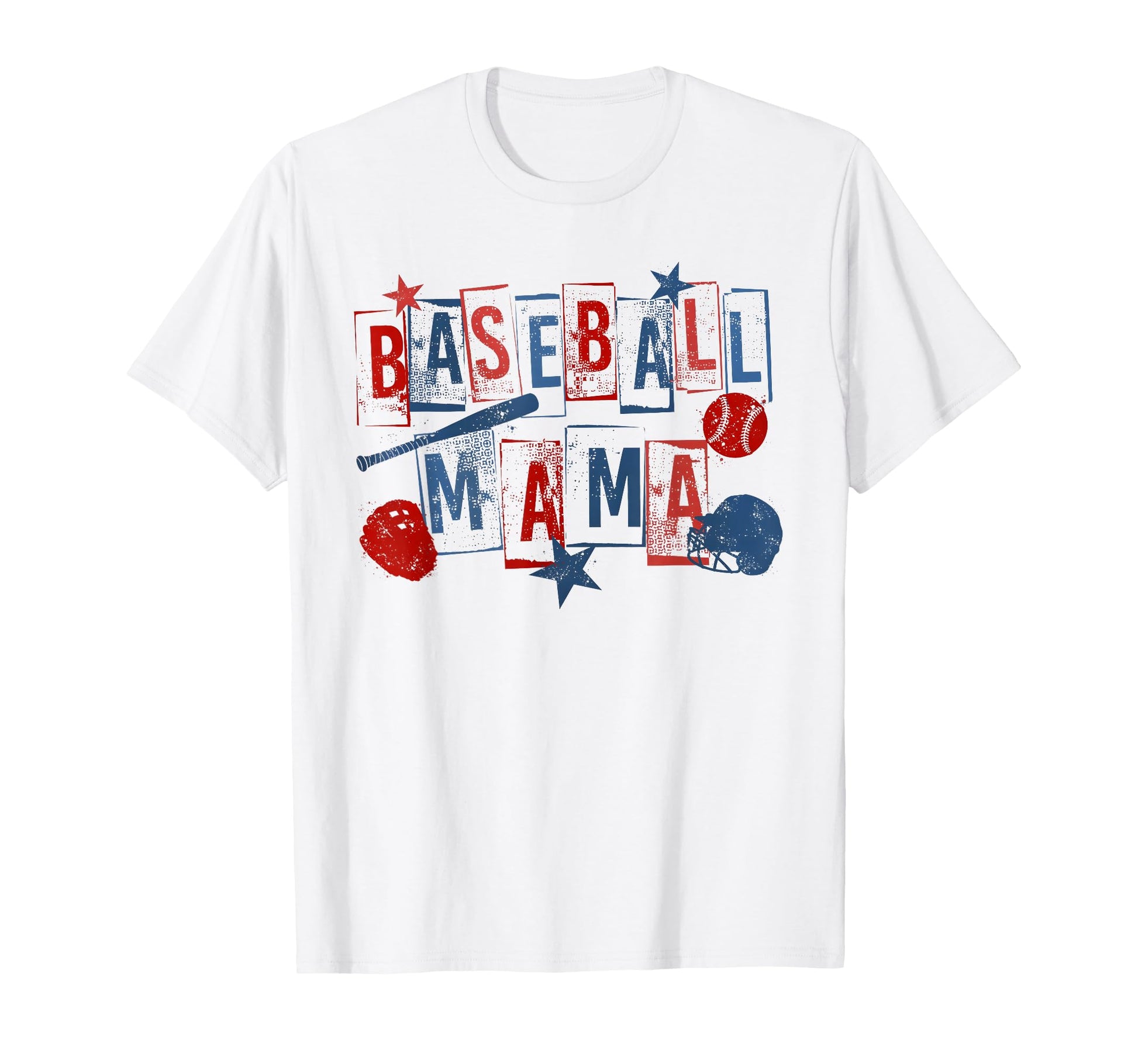 Baseball Mama Mom Mother Game Day T-Shirt - Casual Everyday Wear for Adults - T-Shirt, Sweatshirt, Hoodie