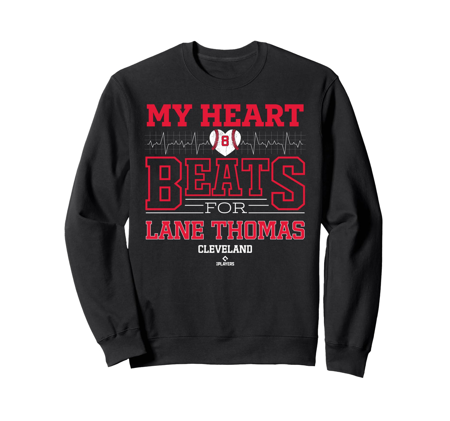My Heart Beats Lane Thomas Sweatshirt - Fun Novelty Design for Adults - T-Shirt, Sweatshirt, Hoodie