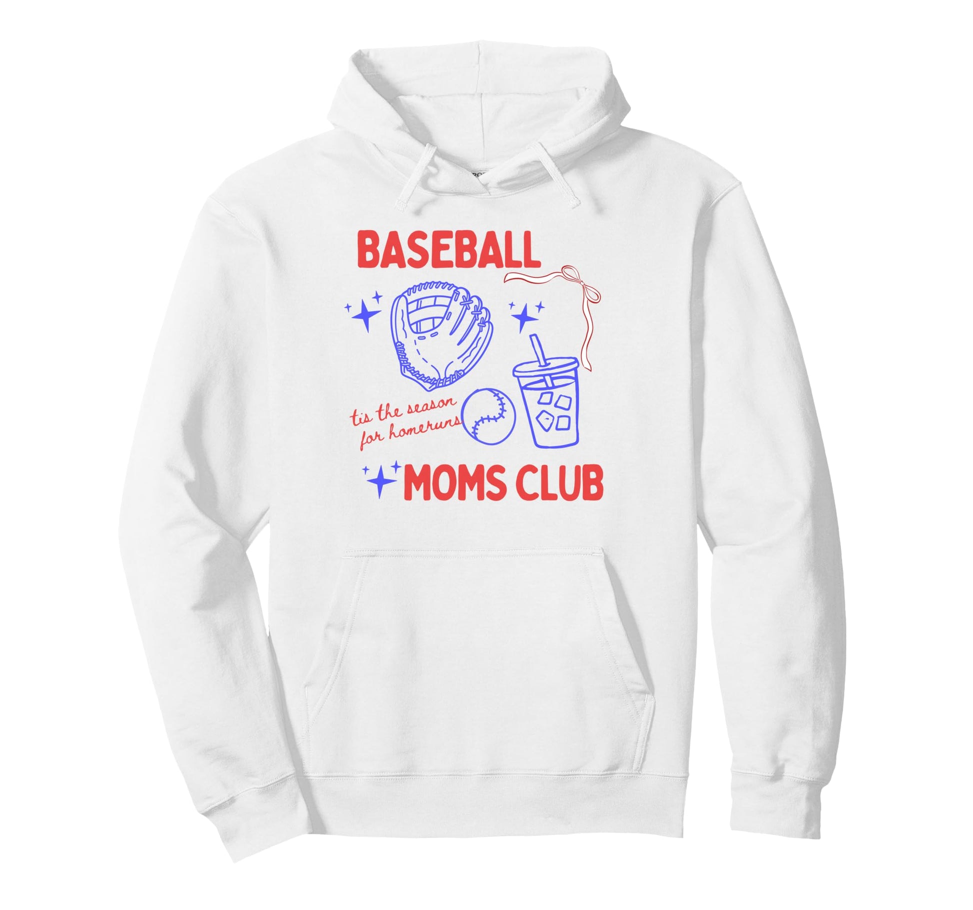 Baseball Moms Club Tis Season Hoodie - Custom Art Print for Adults - T-Shirt, Sweatshirt, Hoodie