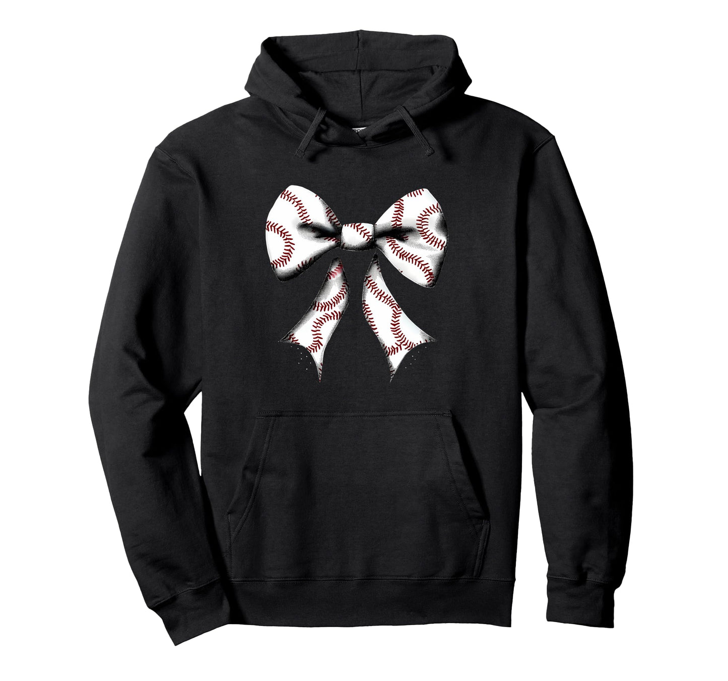 Baseball Coquette Bow Baseball Mom Hoodie - Graphic Print Men Women - T-Shirt, Sweatshirt, Hoodie