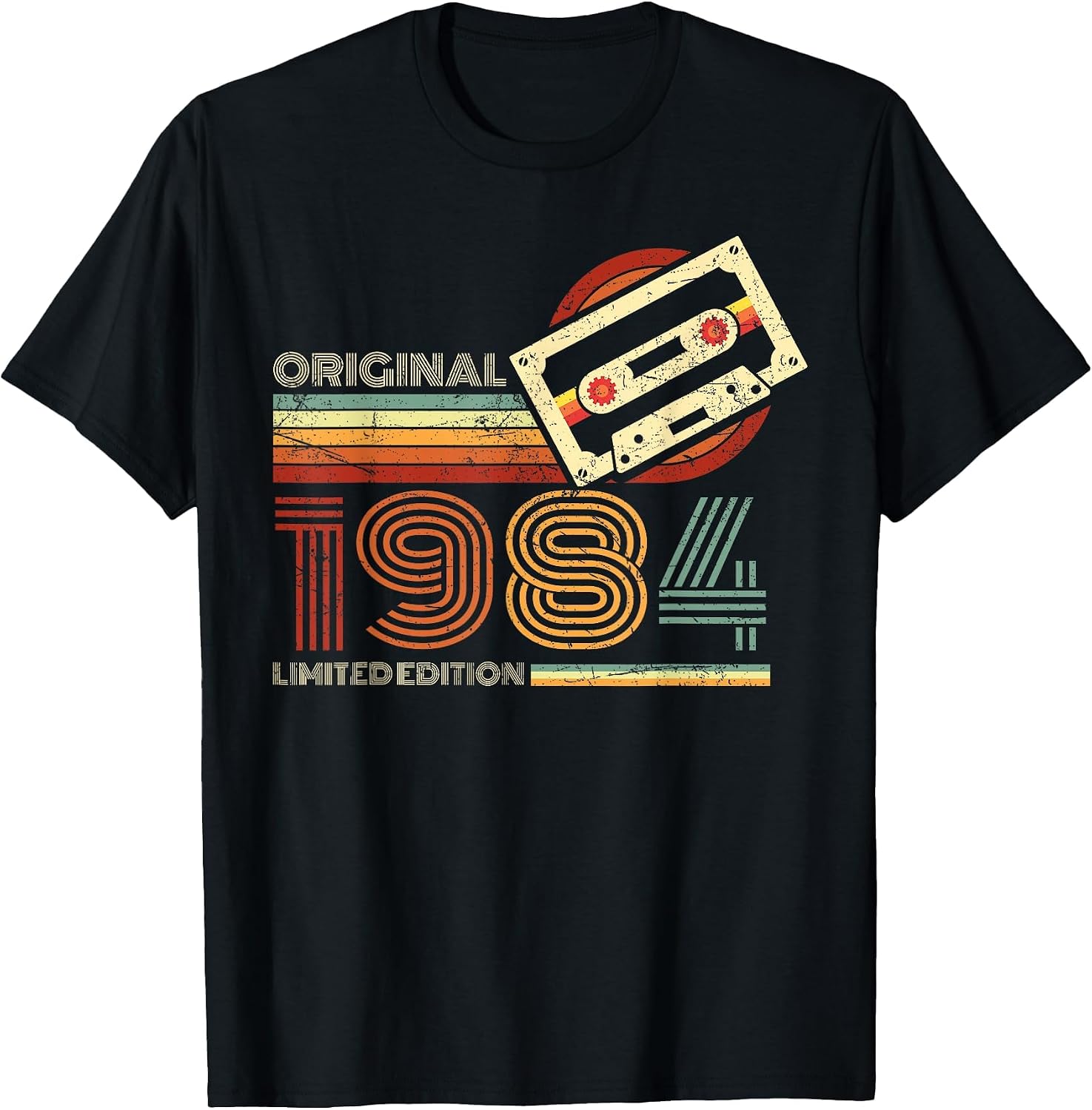 Vintage 1984 Retro Birthday Design - Adult & Kids T-Shirts, Sweatshirts & Hoodies apparel design preview 1