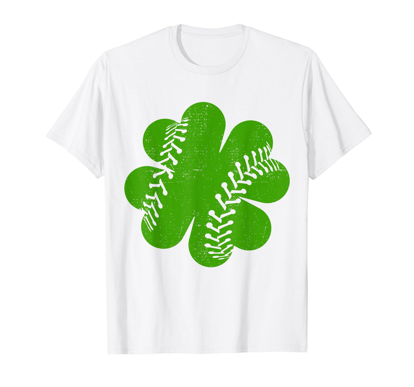 Four Leaf Clover Baseball St T-Shirt - Fun Novelty Design Men Women - T-Shirt, Sweatshirt, Hoodie