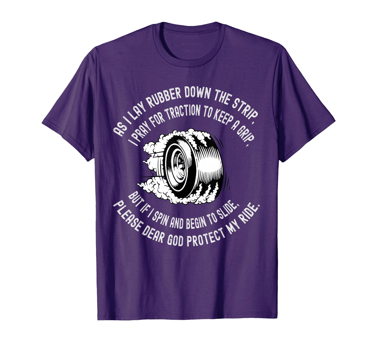 Funny Drag Racer Lay Rubber Race Car T-Shirt - Trendy Graphic for Adults - T-Shirt, Sweatshirt, Hoodie