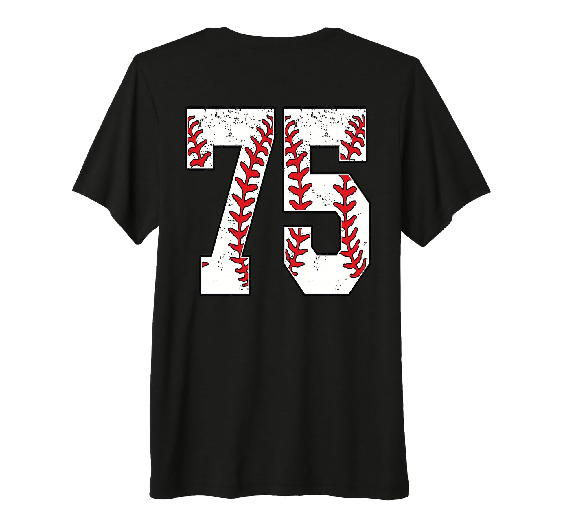 Number 75 Baseball Jersey Number 75 T-Shirt - Fun Novelty Design Men Women - T-Shirt, Sweatshirt, Hoodie