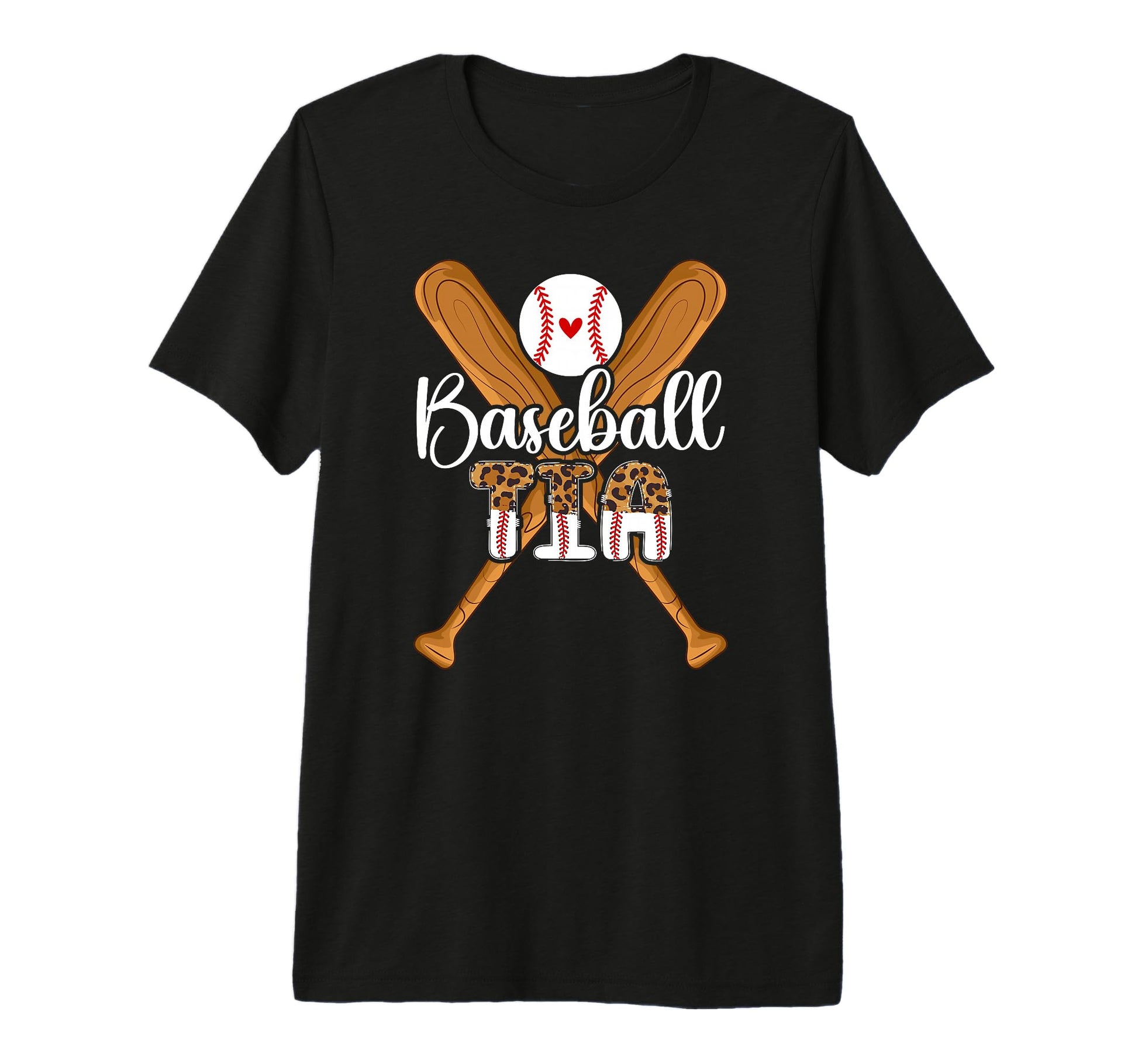 Baseball Tia Leopard Tia Baseball T-Shirt - Aesthetic Graphic Men Women - T-Shirt, Sweatshirt, Hoodie