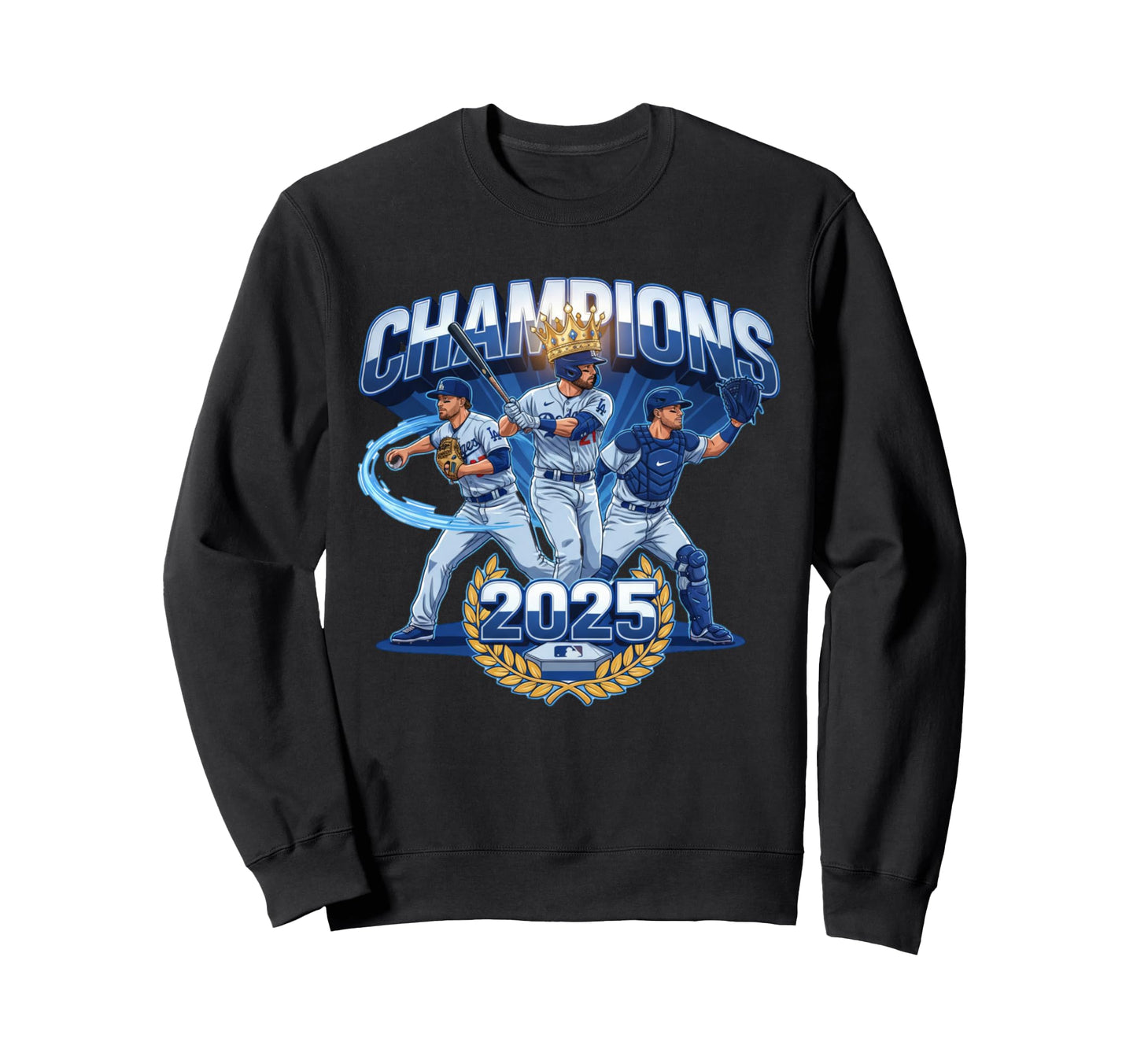 Champions 2025 Baseball Athletic Sweatshirt - Streetwear Style for Adults - T-Shirt, Sweatshirt, Hoodie
