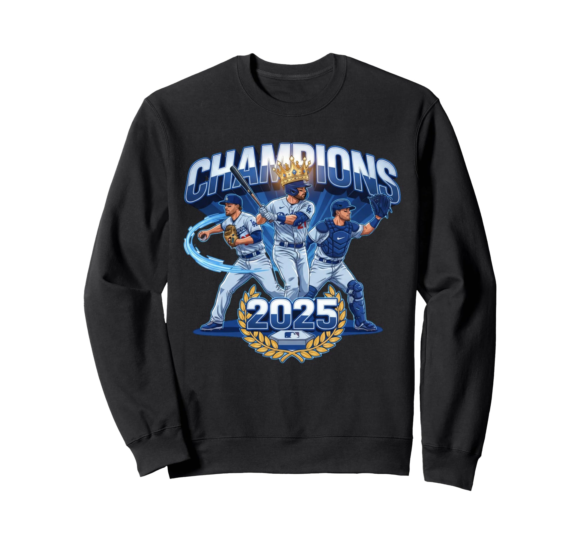 Champions 2025 Baseball Athletic Sweatshirt - Streetwear Style for Adults - T-Shirt, Sweatshirt, Hoodie